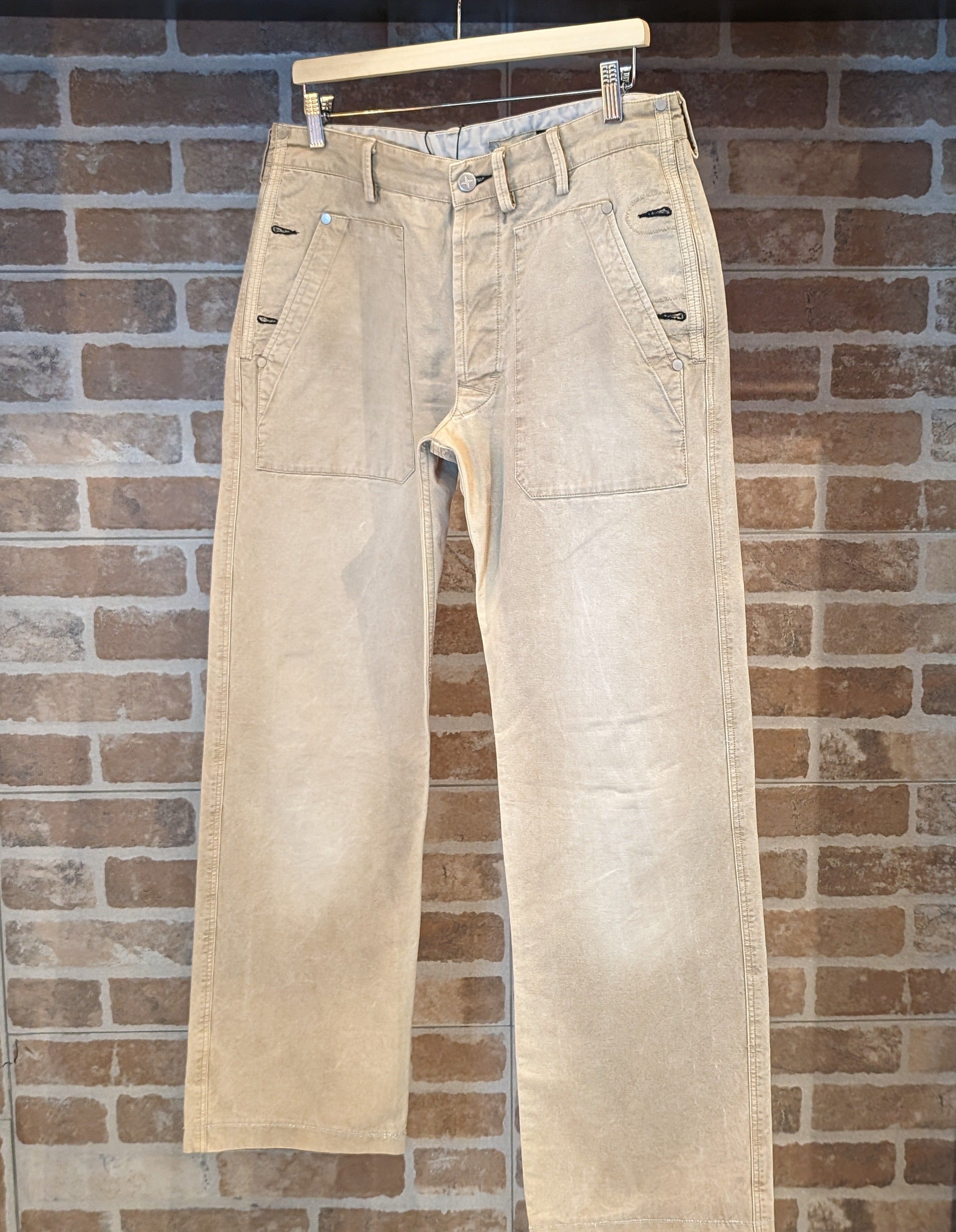 Jeans hot sale beige uomo