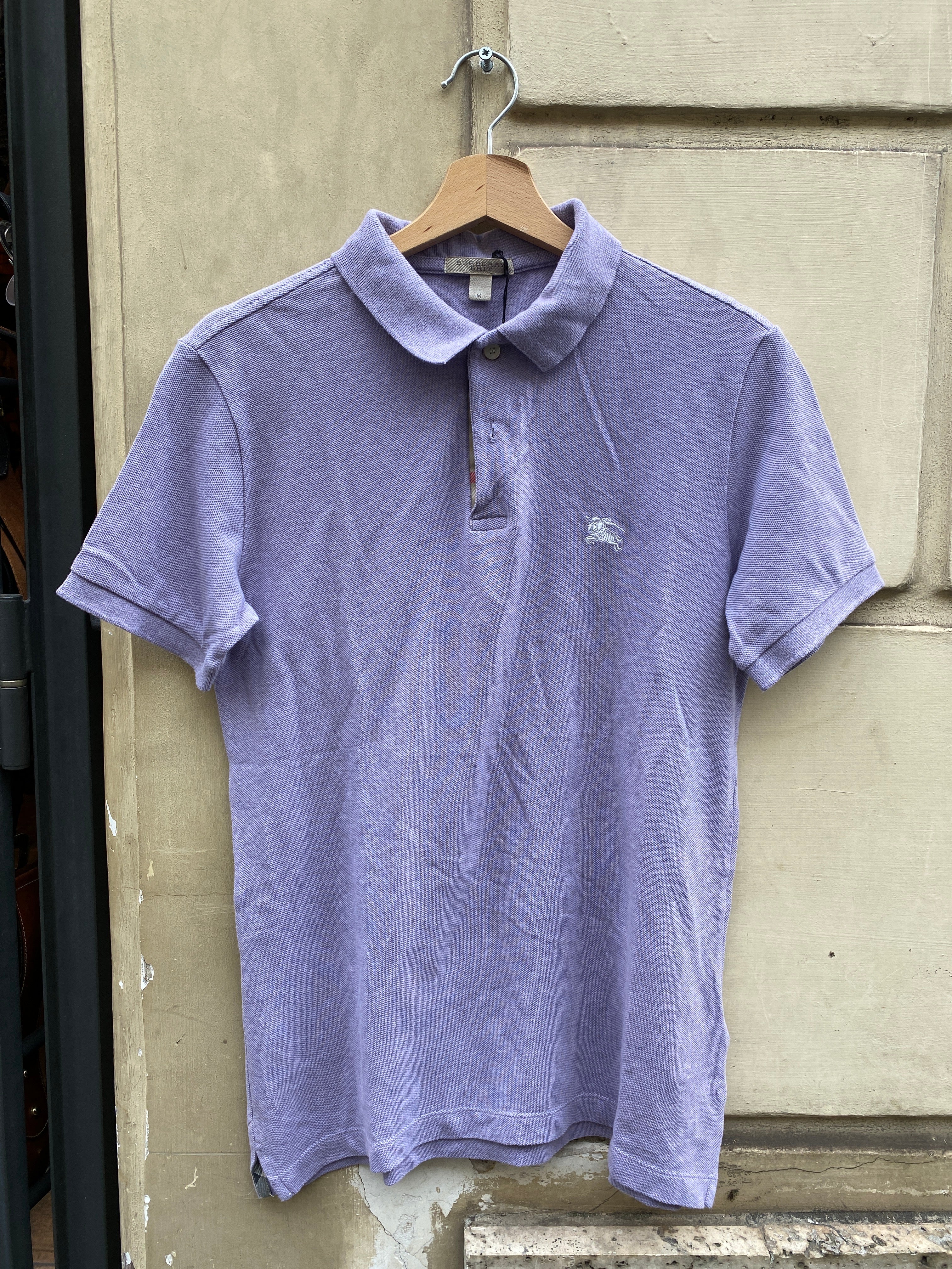 POLO MANICHE CORTE VIOLA UNISEX