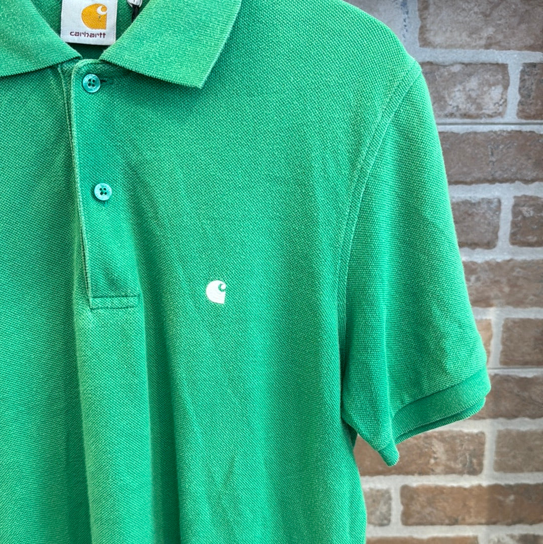 POLO SLIM VERDE DA UOMO