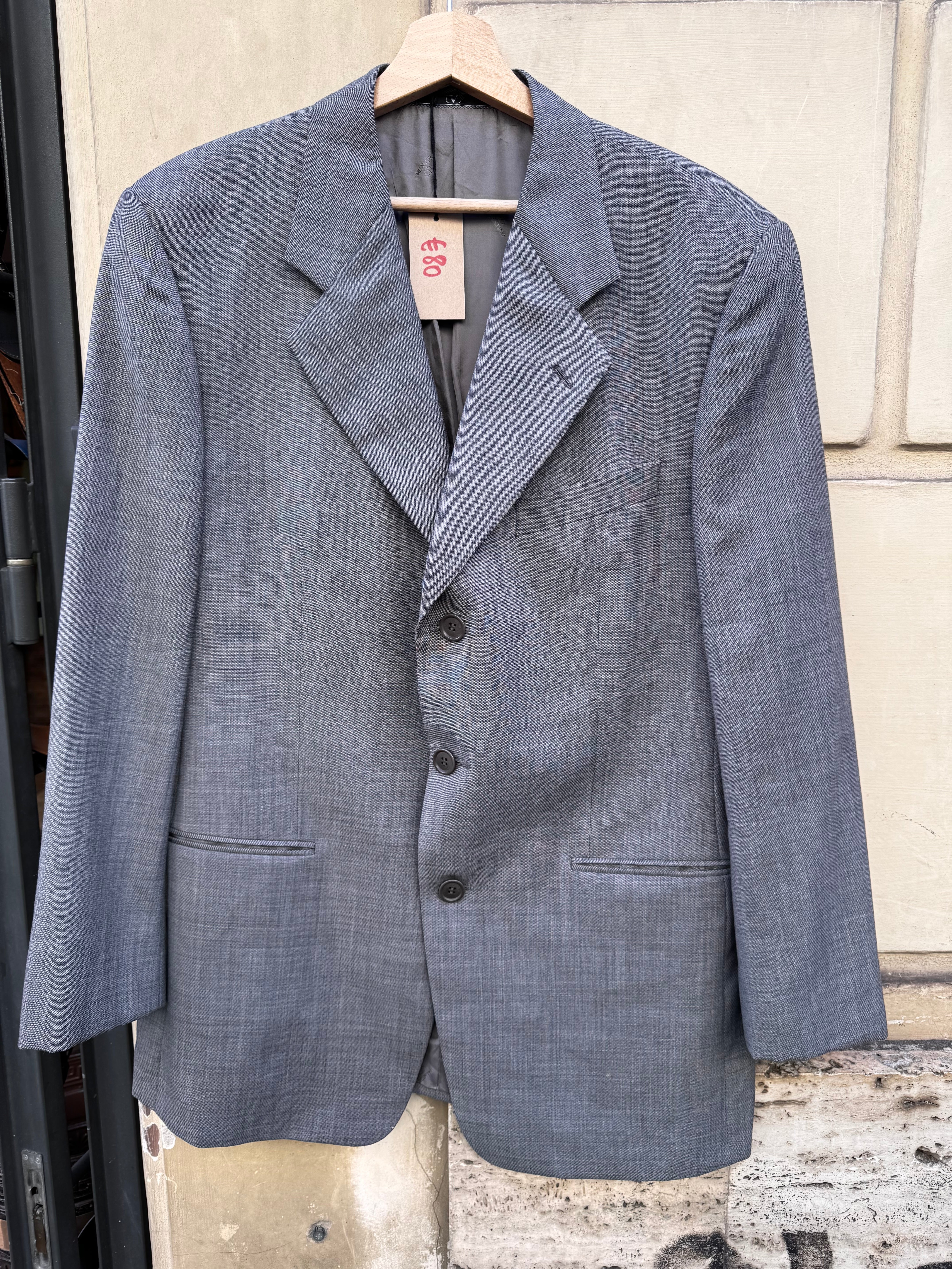 BLAZER GRIGIO CHIARO DA UOMO