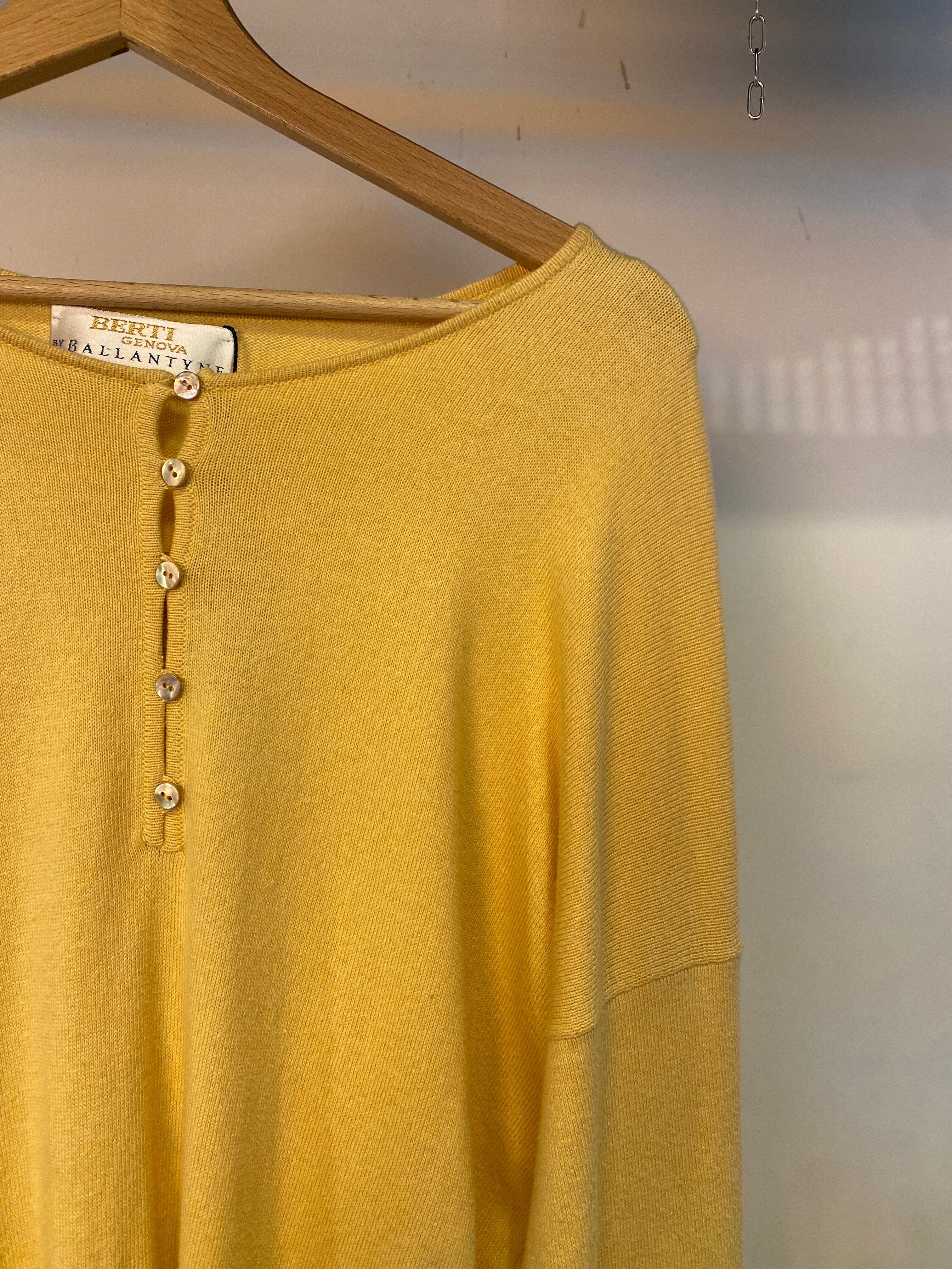 MAGLIONE GIALLO DA DONNA