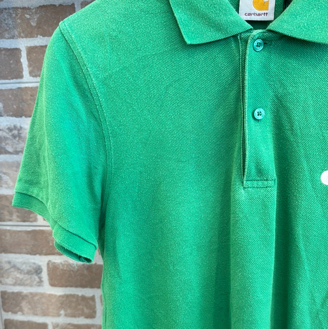 POLO SLIM VERDE DA UOMO