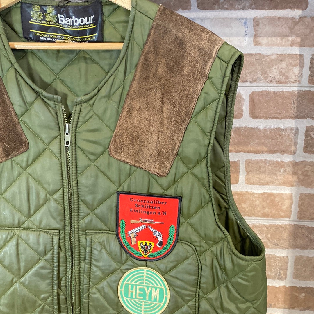 GILET TRAPUNTATO CON PATCH DA UOMO