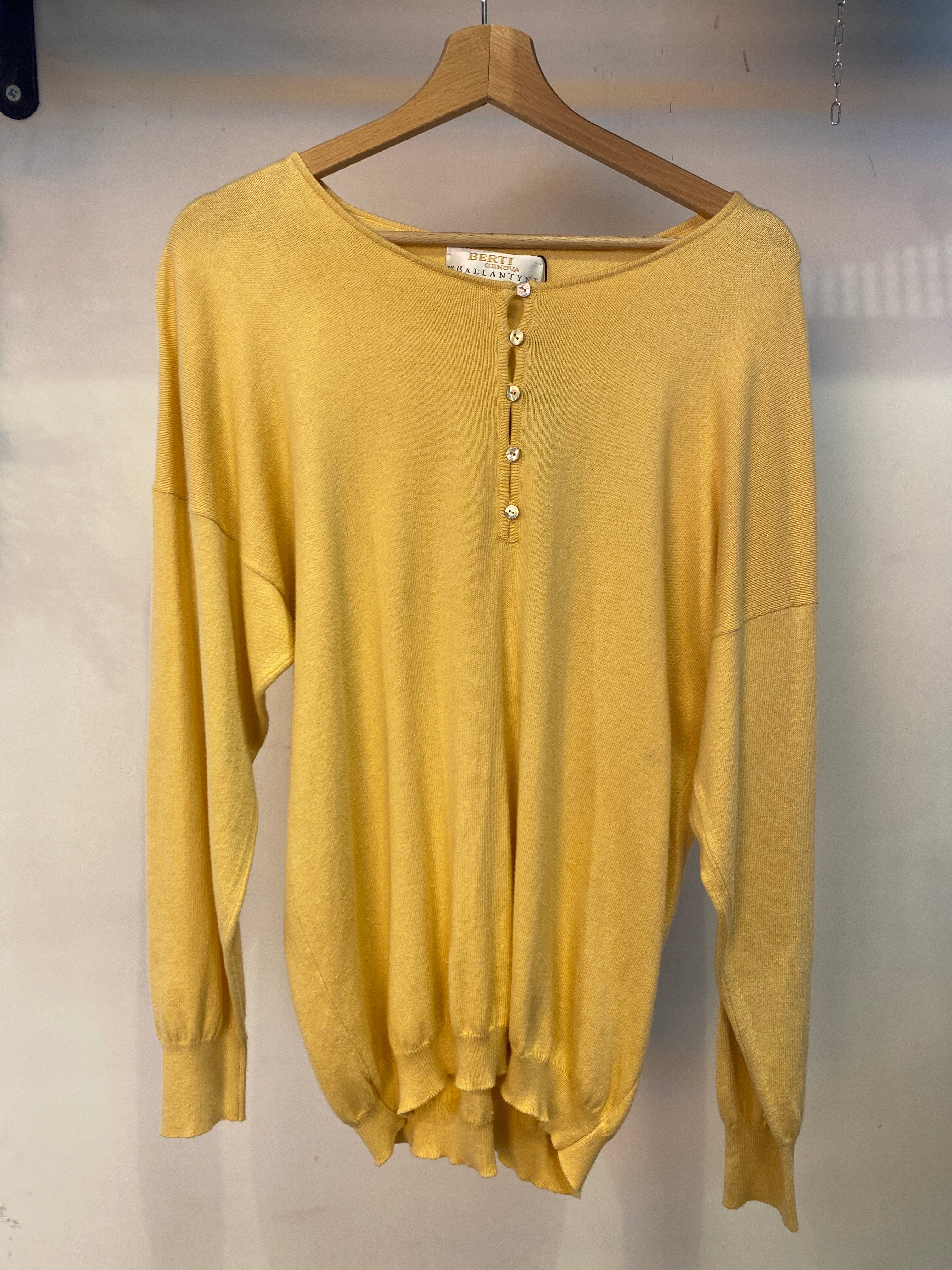 MAGLIONE GIALLO DA DONNA