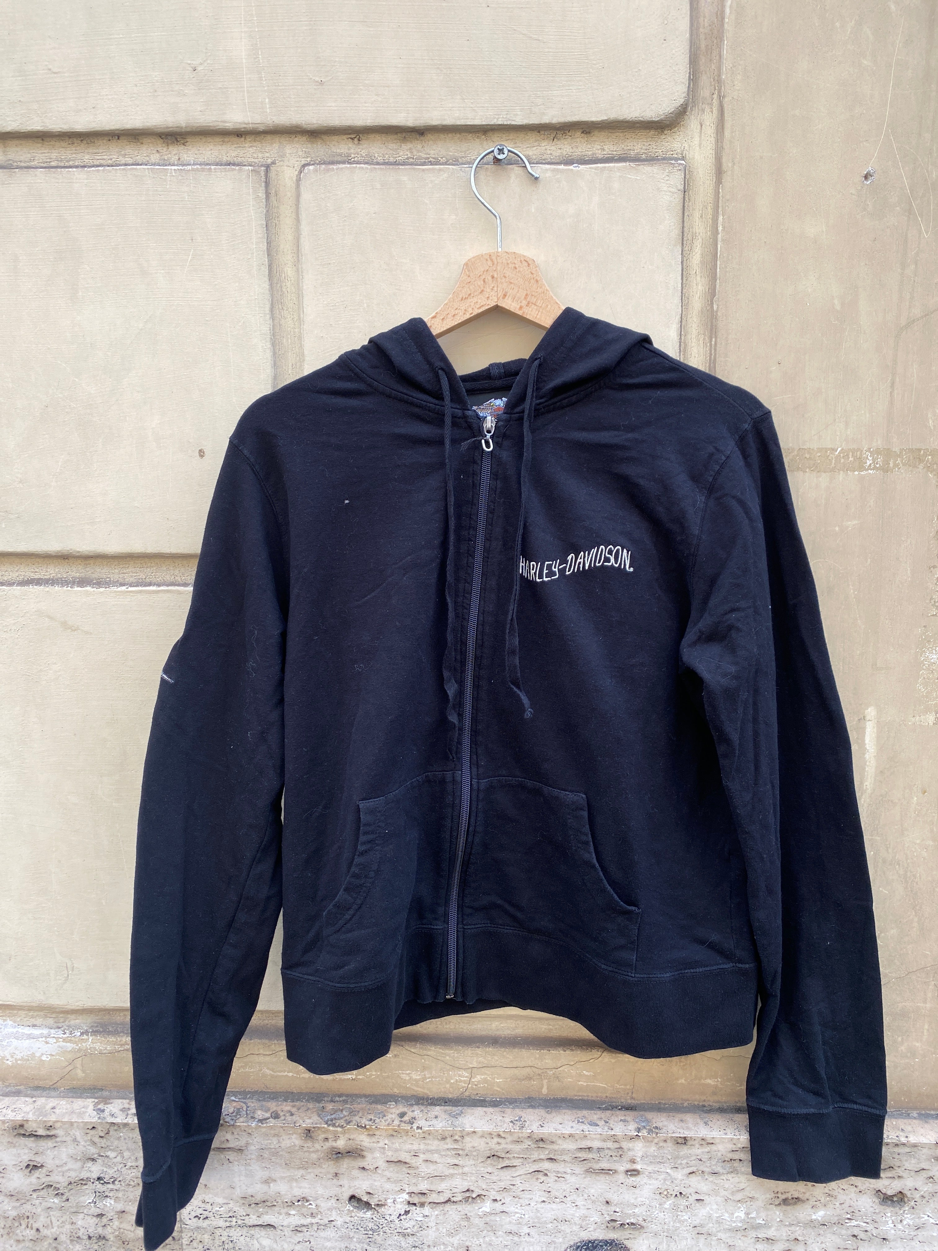 FELPA CON ZIP E CAPPUCCIO DA DONNA CON STAMPE