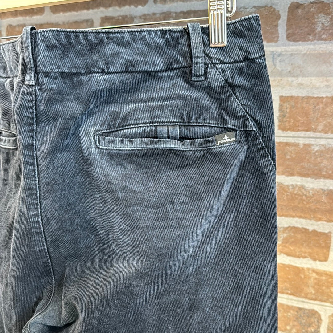 PANTALONI A COSTINE BLU DA UOMO