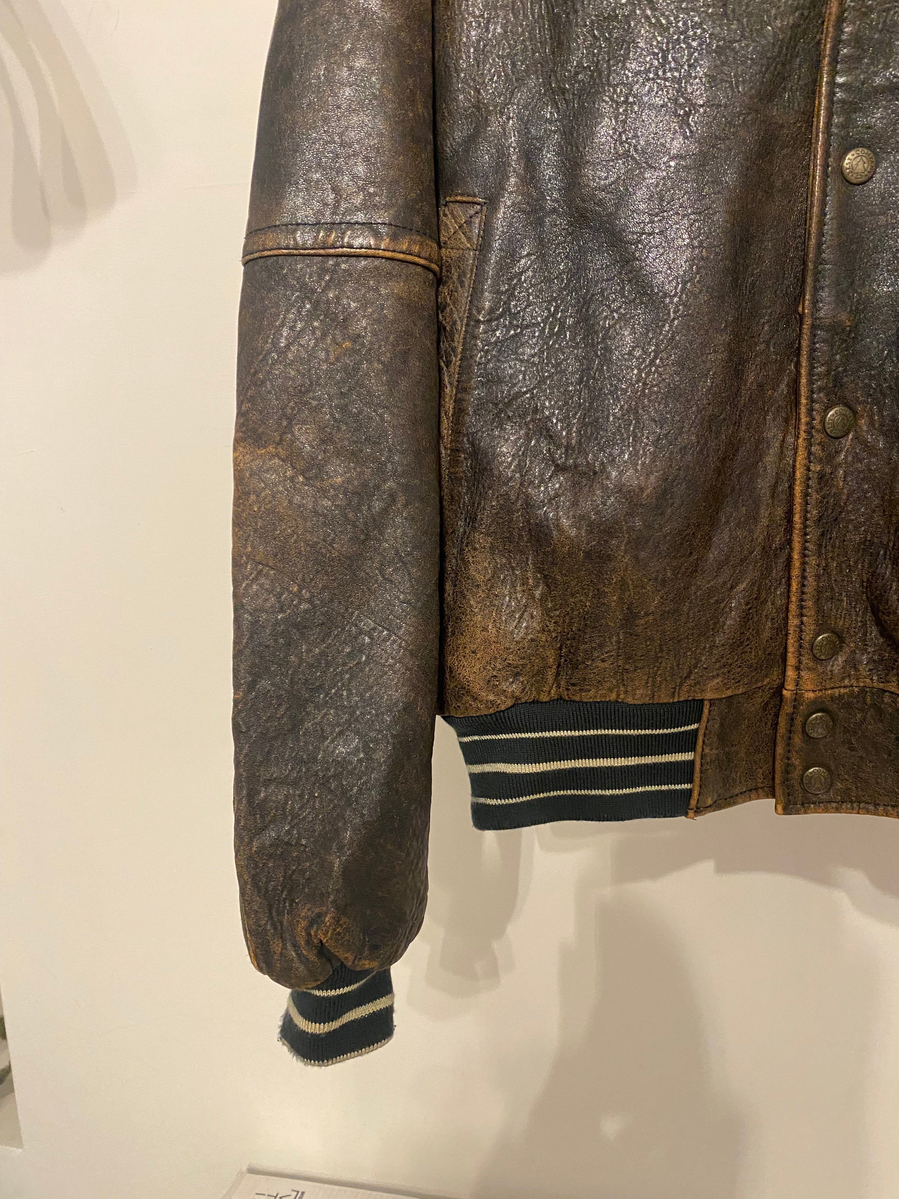 BOMBER IN PELLE DA UOMO