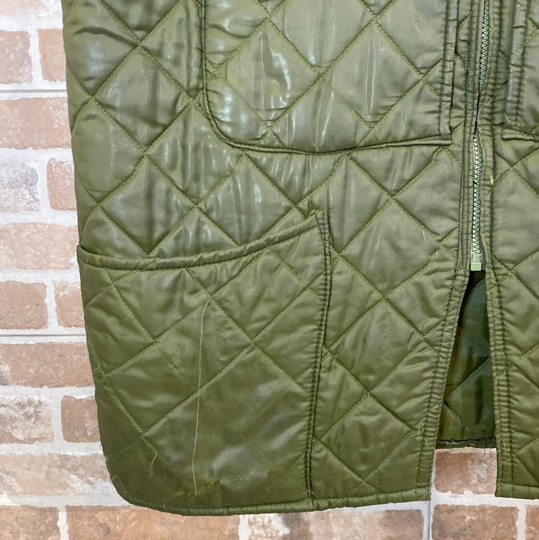 GILET TRAPUNTATO CON PATCH DA UOMO