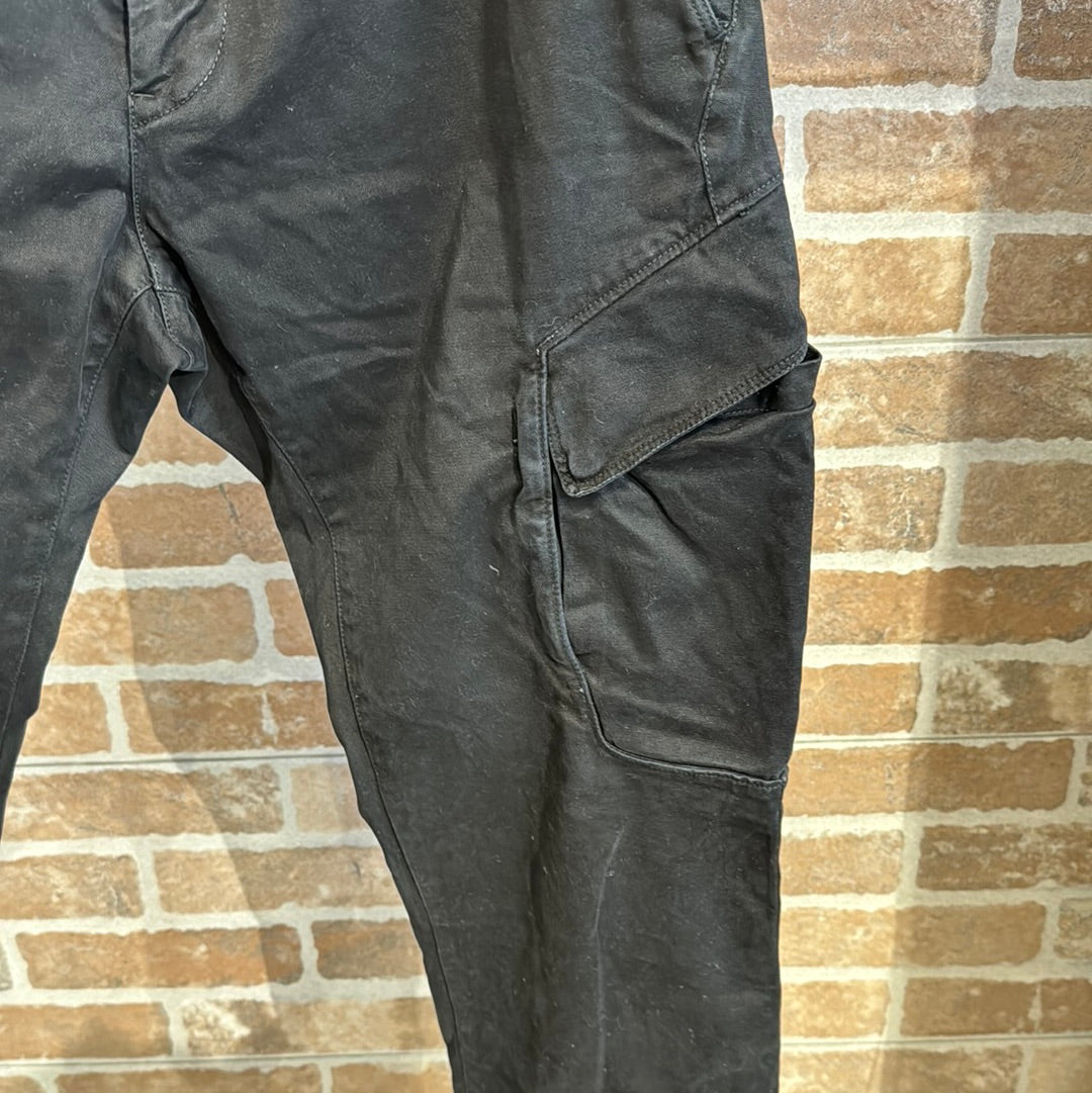 PANTALONE CARGO NERO DA UOMO