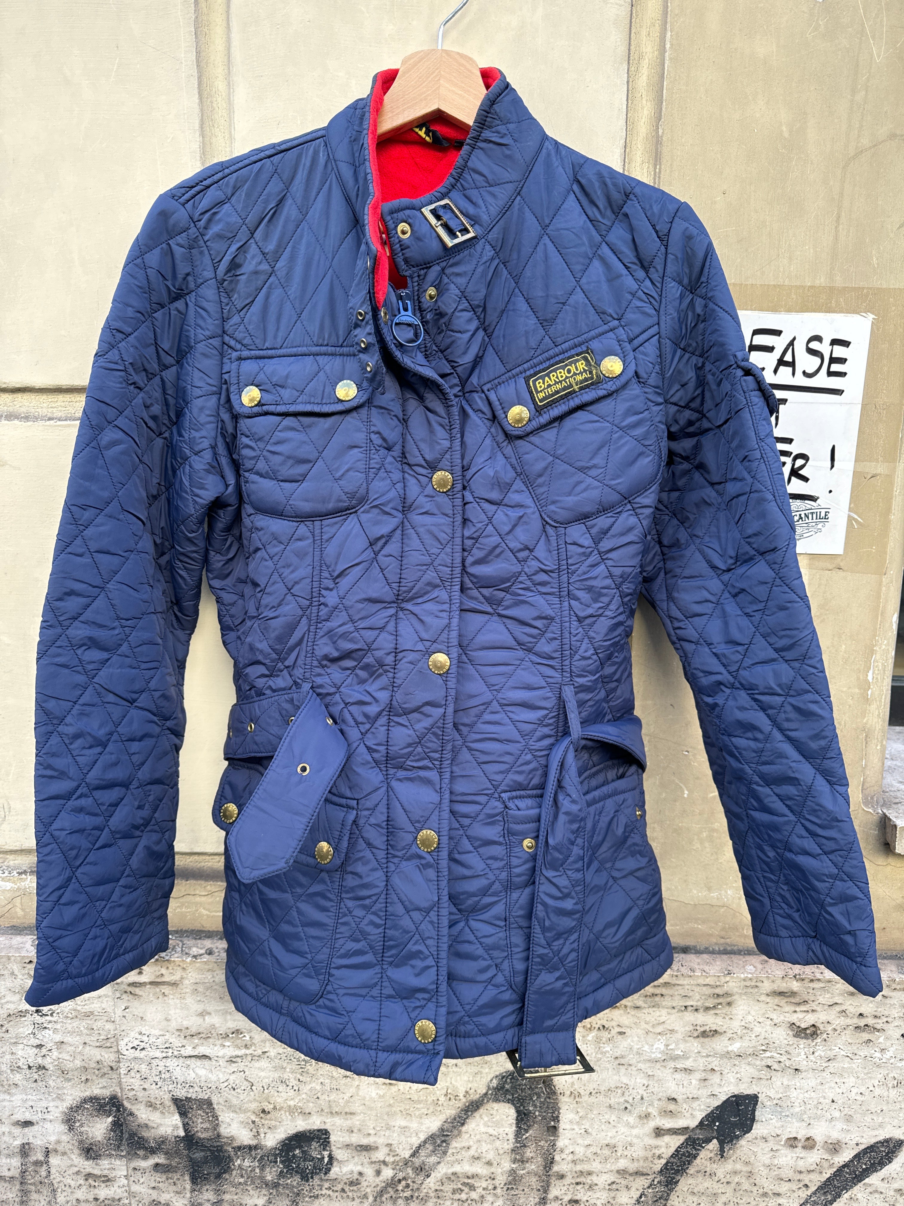 GIACCA TRAPUNTATA DI BARBOUR BLU