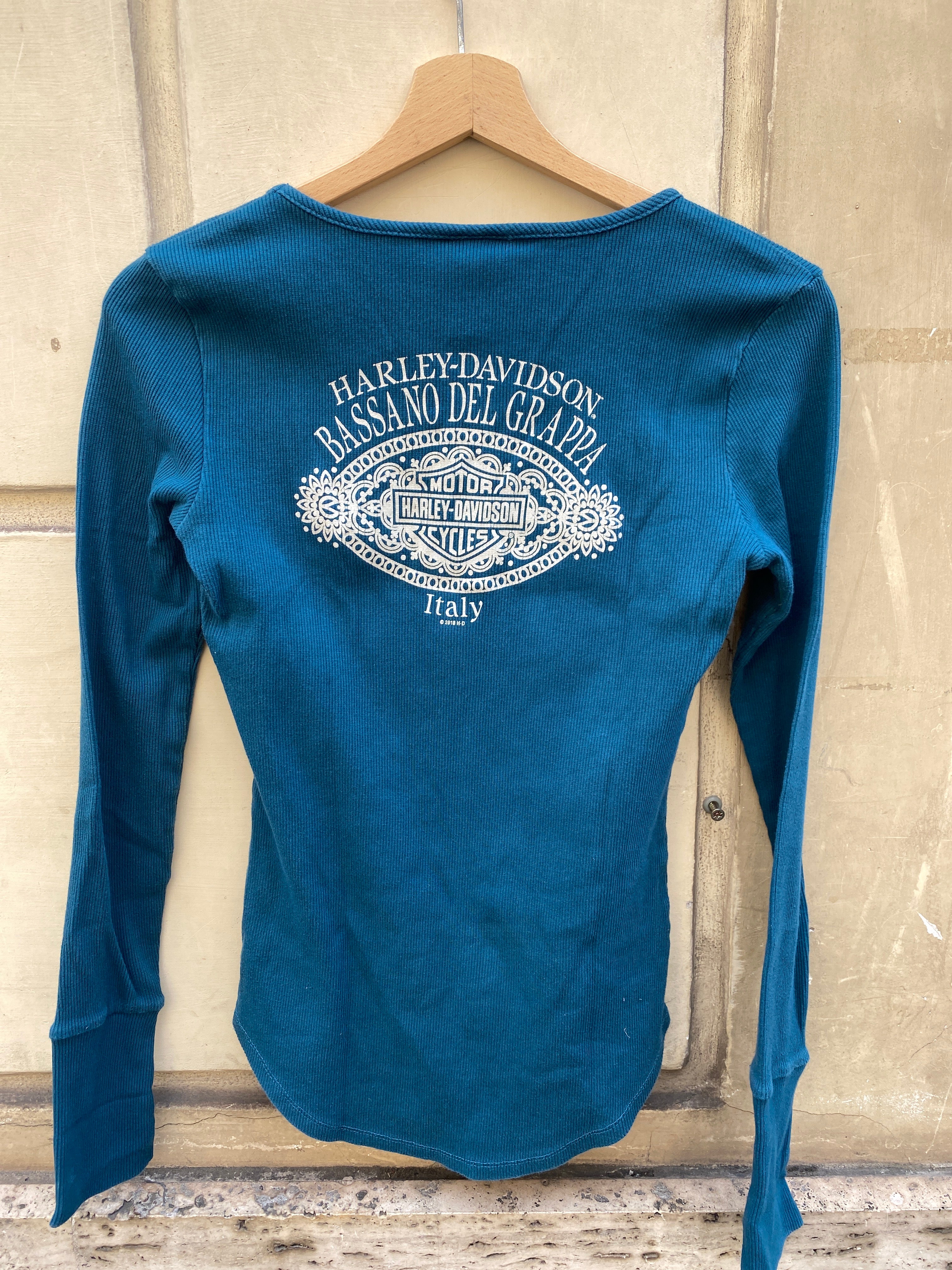 T-SHIRT MANICA LUNGA CON STAMPA DA DONNA