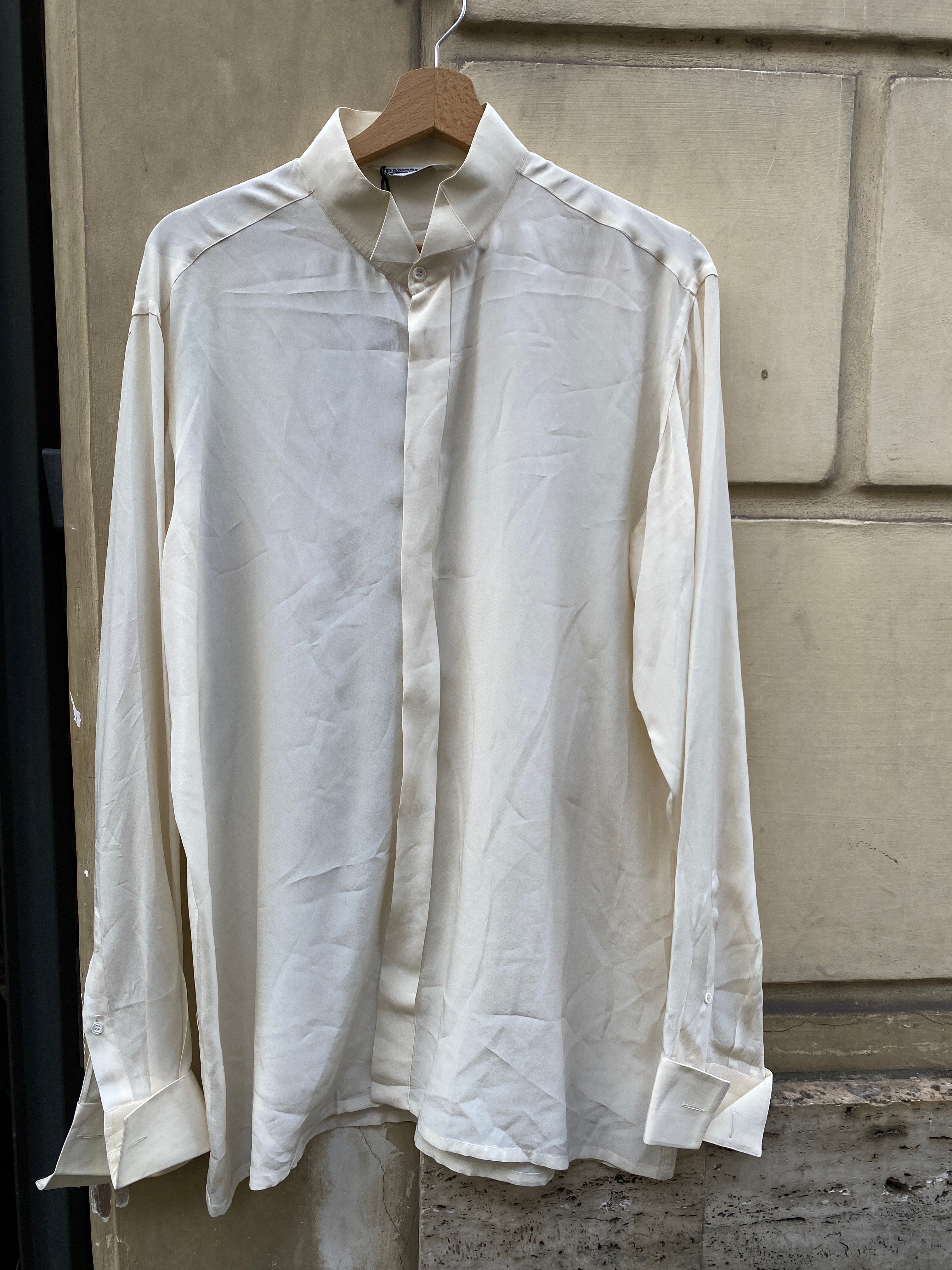 CAMICIA IN SETA CON POLSINI DA DONNA