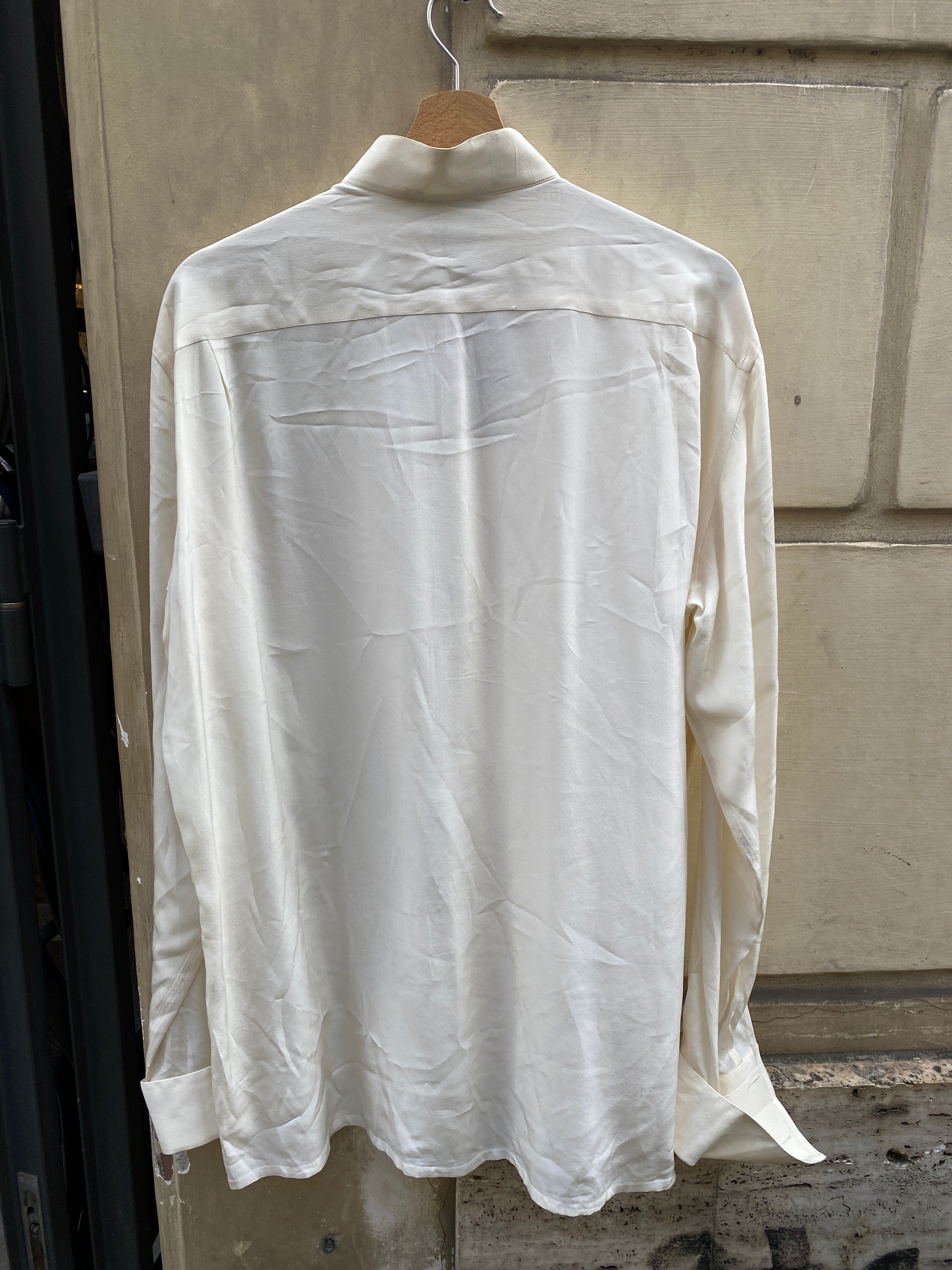 CAMICIA IN SETA CON POLSINI DA DONNA