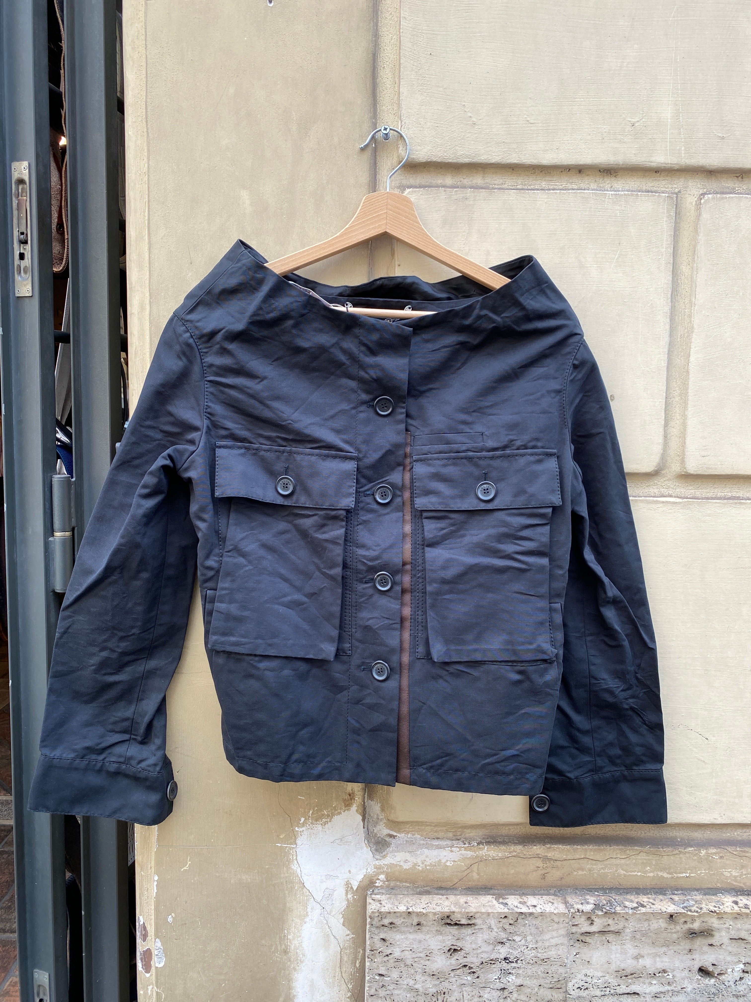 GIACCA BLUSA NERA DA DONNA