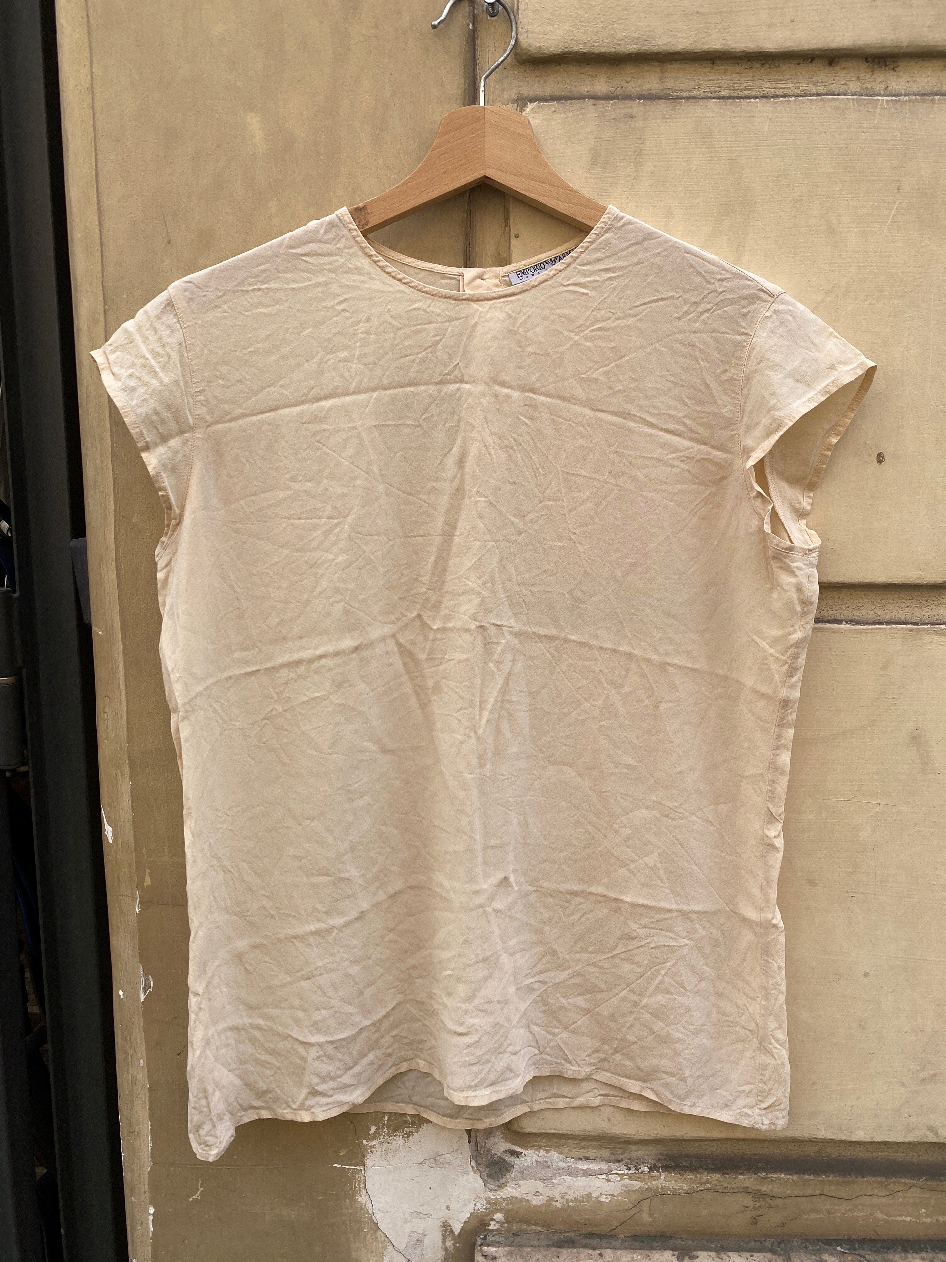 BLUSA SMANICATA IN SETA DA DONNA