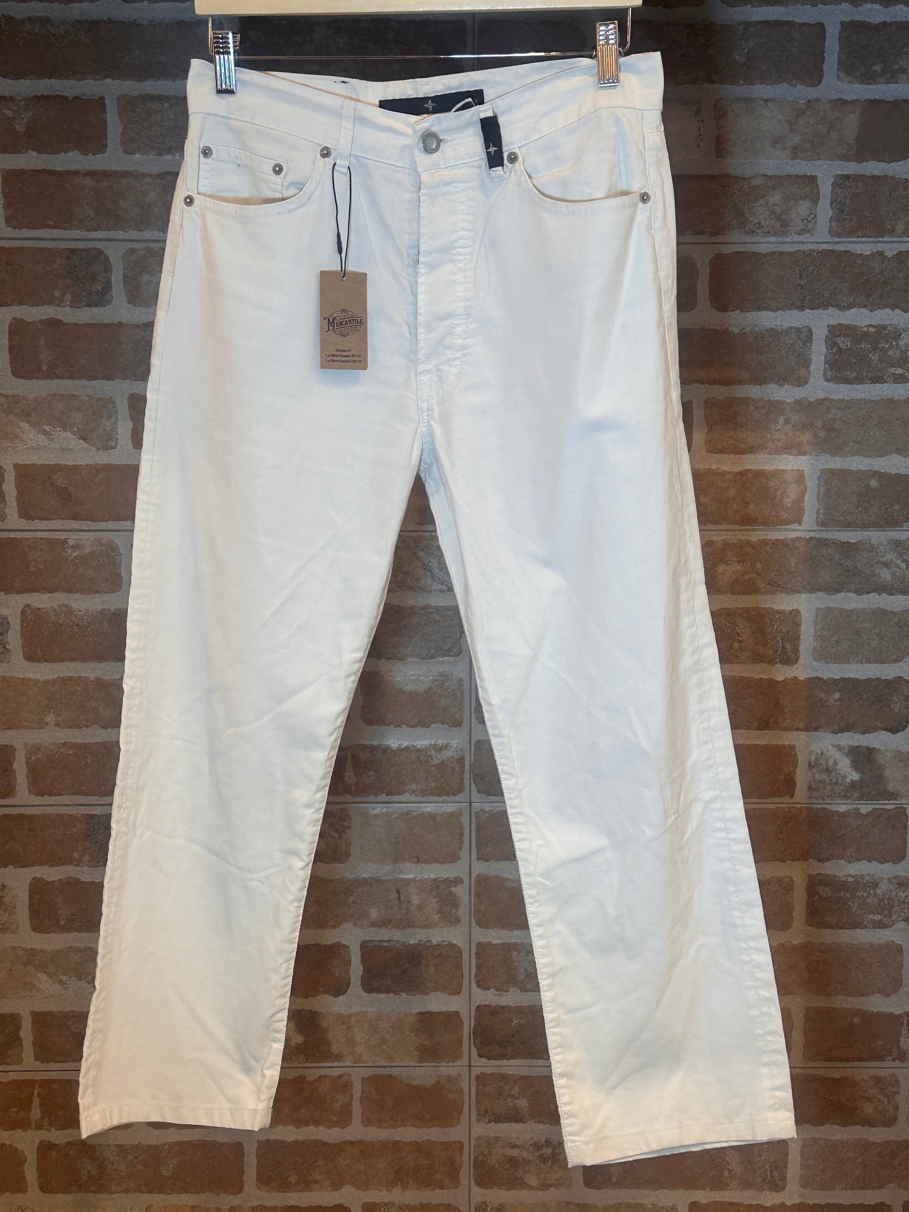 PANTALONE BIANCO DA UOMO