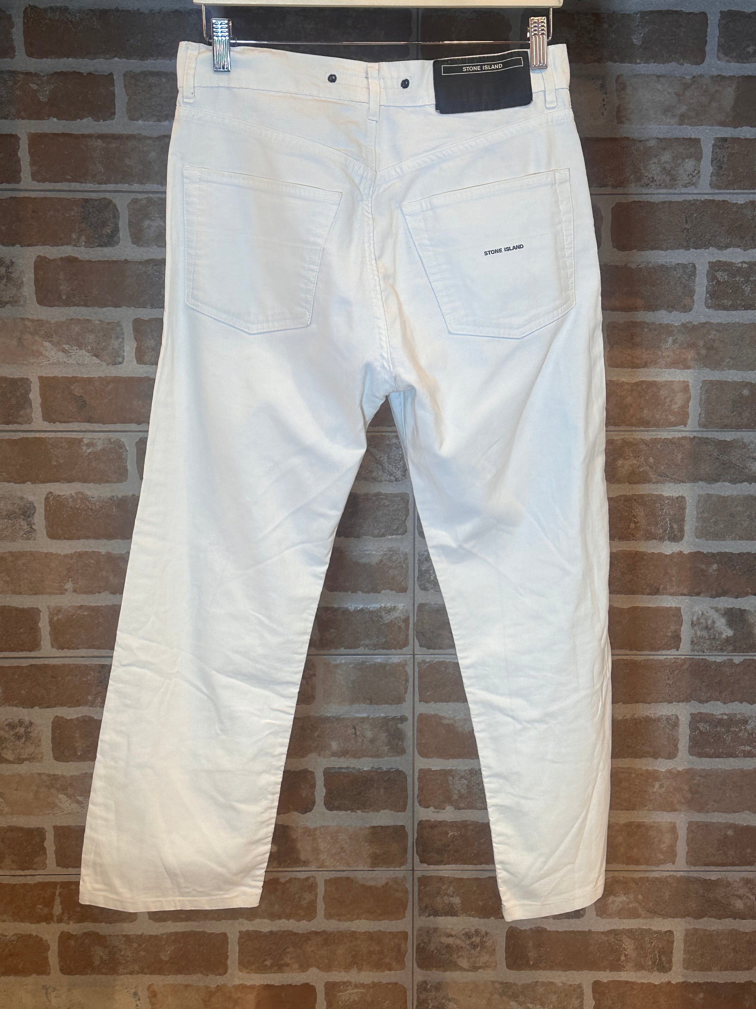 PANTALONE BIANCO DA UOMO