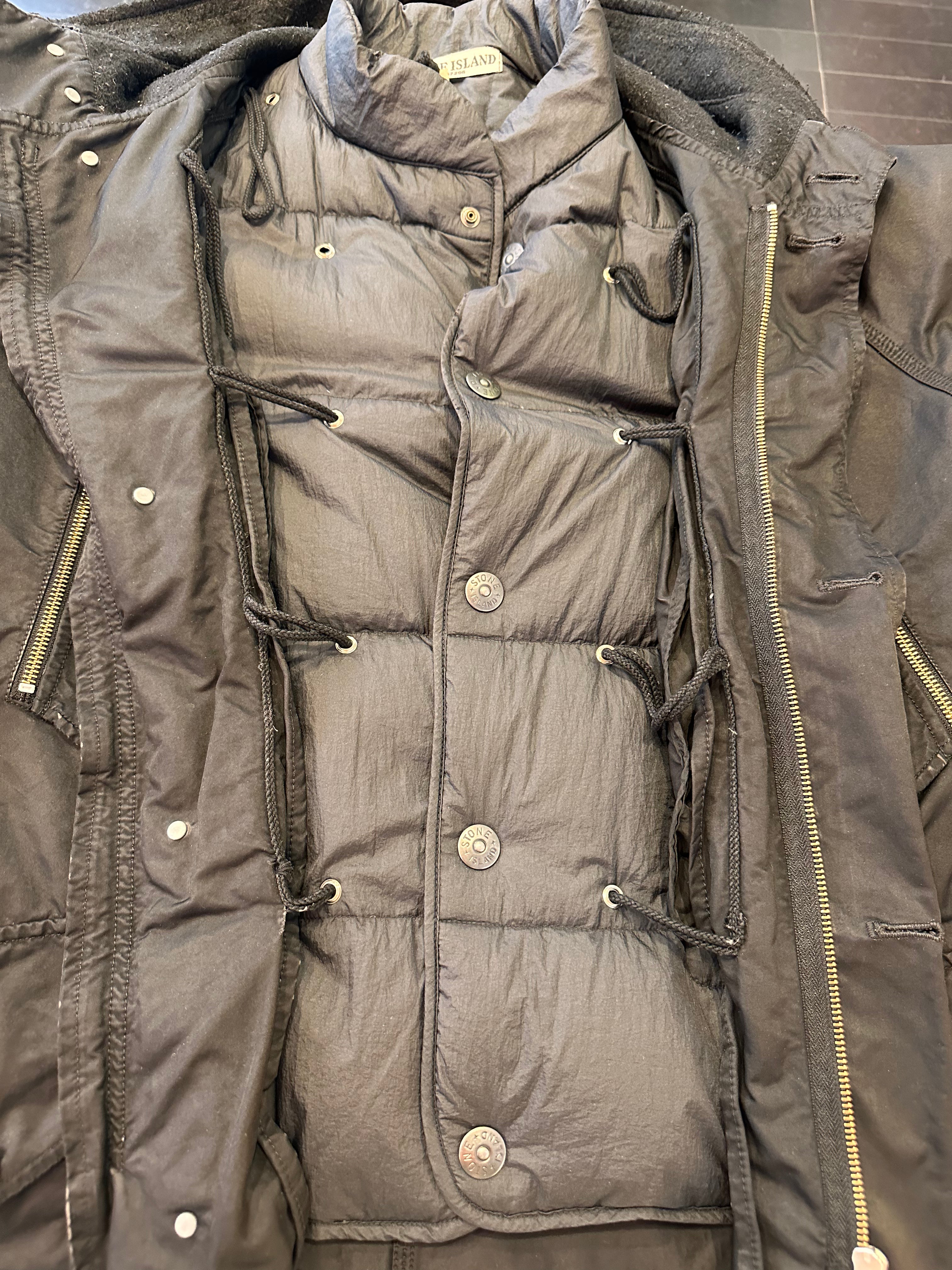 PARKA CON INTERNO NERO DA UOMO