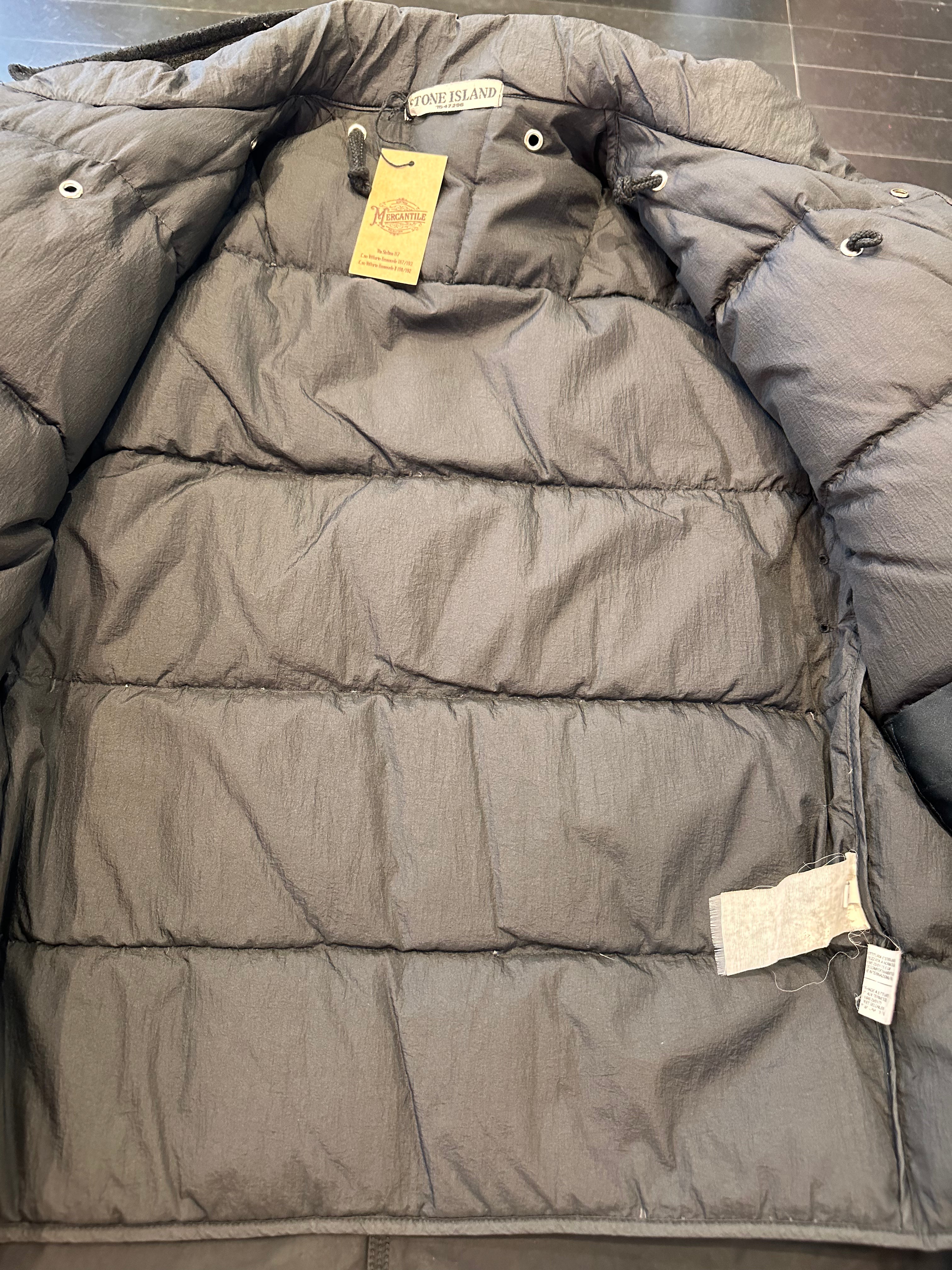 PARKA CON INTERNO NERO DA UOMO