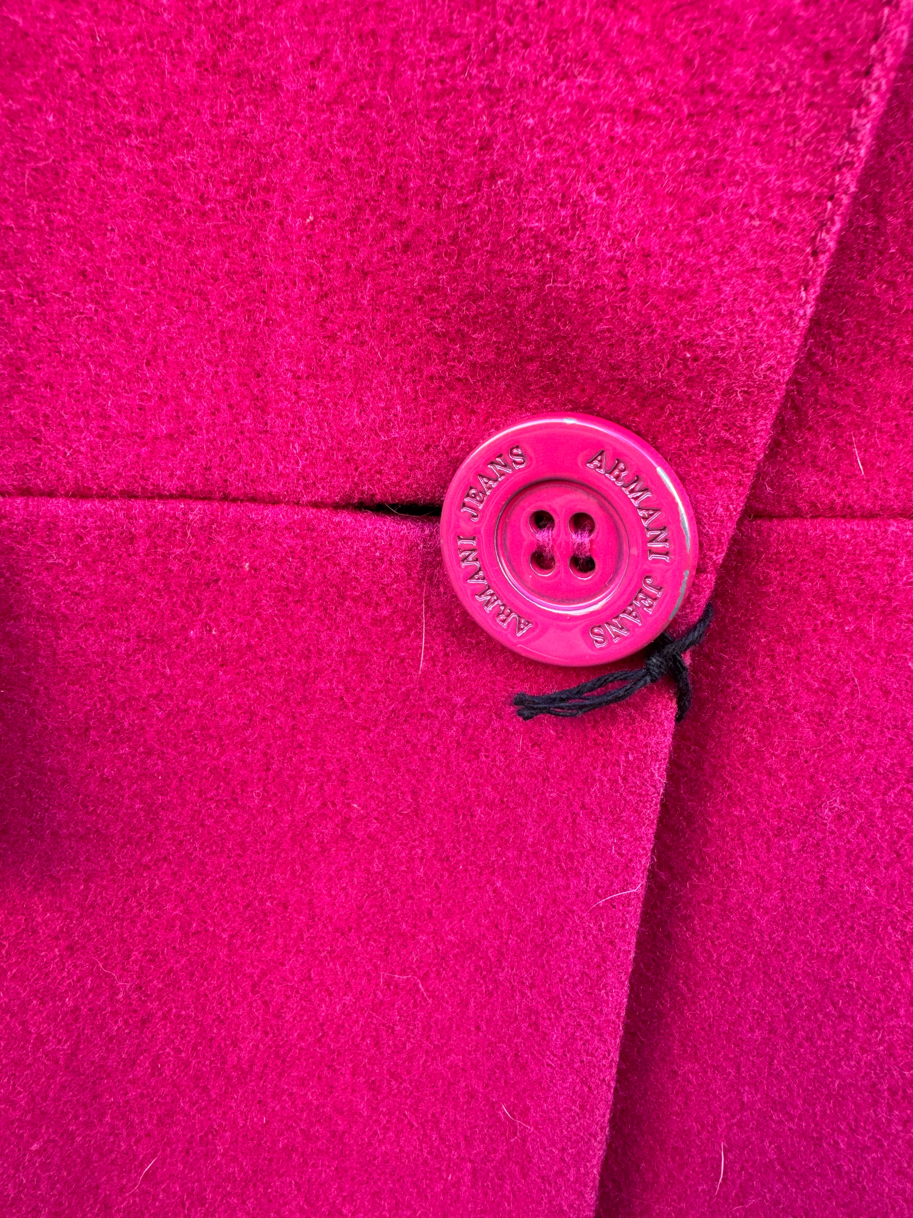 CAPPOTTO MONOPETTO MAGENTA DA DONNA