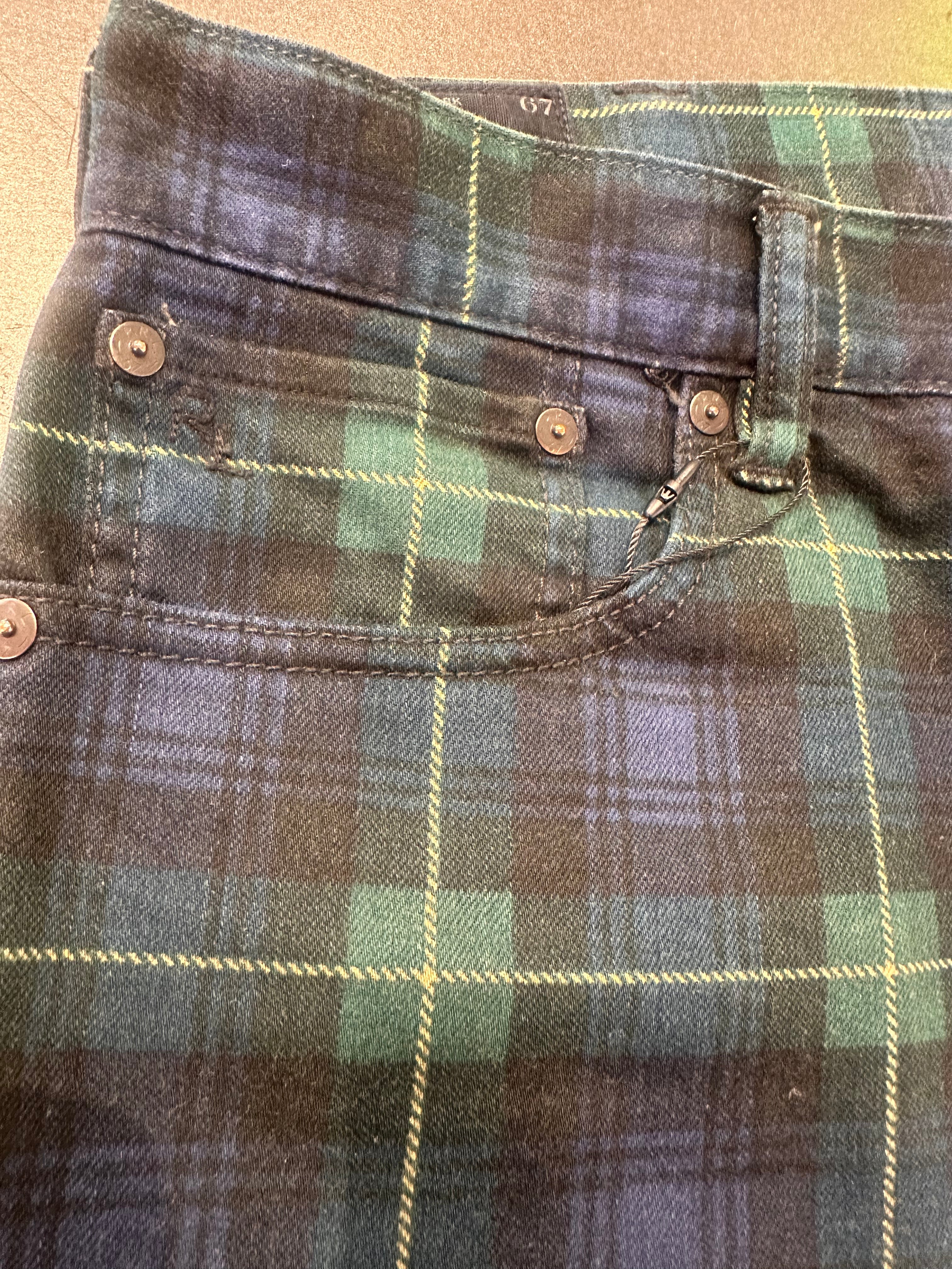 PANTALONE TARTAN DA UOMO