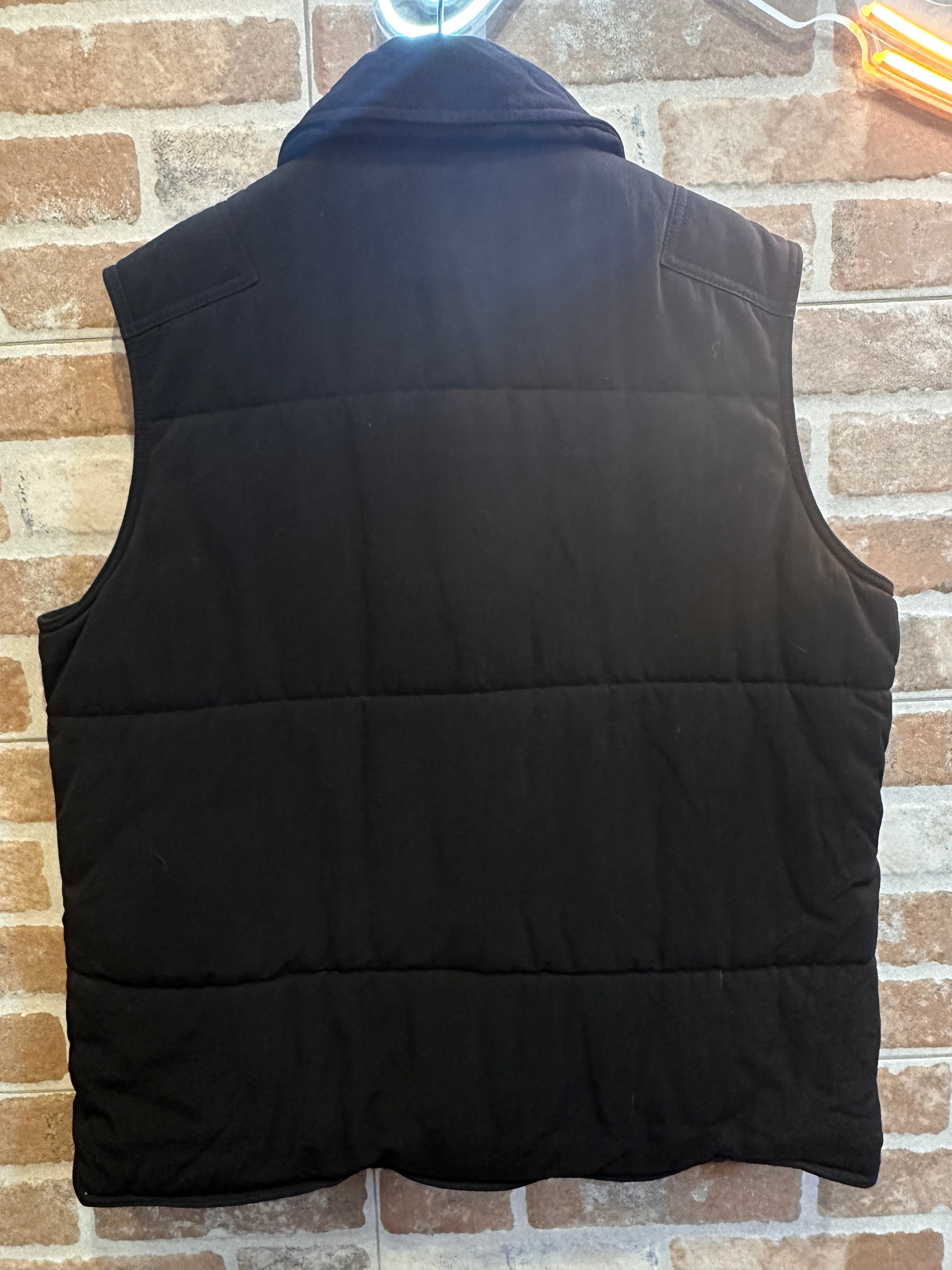 GILET NERO IMBOTTITO DA UOMO