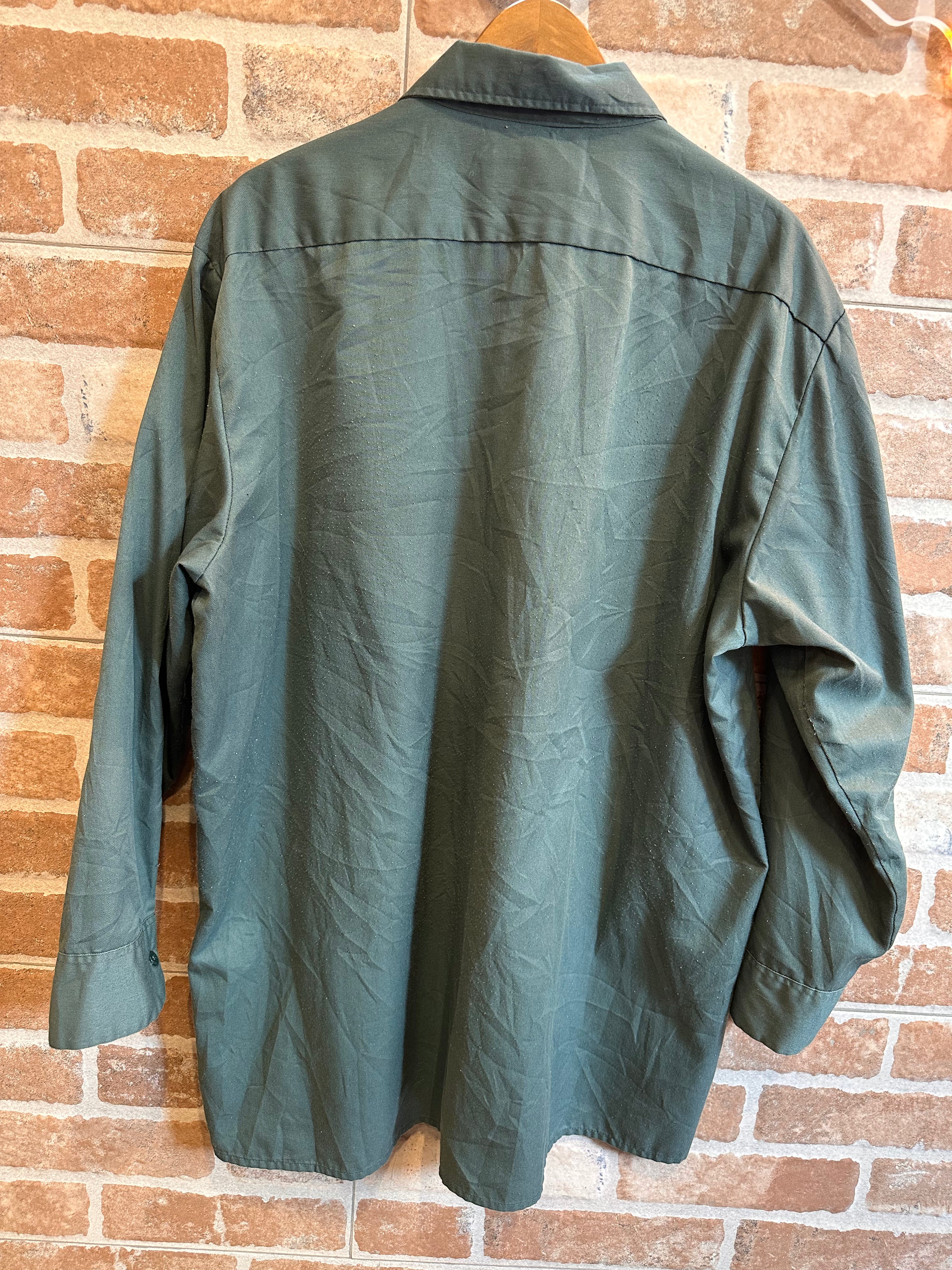 CAMICIA OVERSIZE VERDE DA UOMO