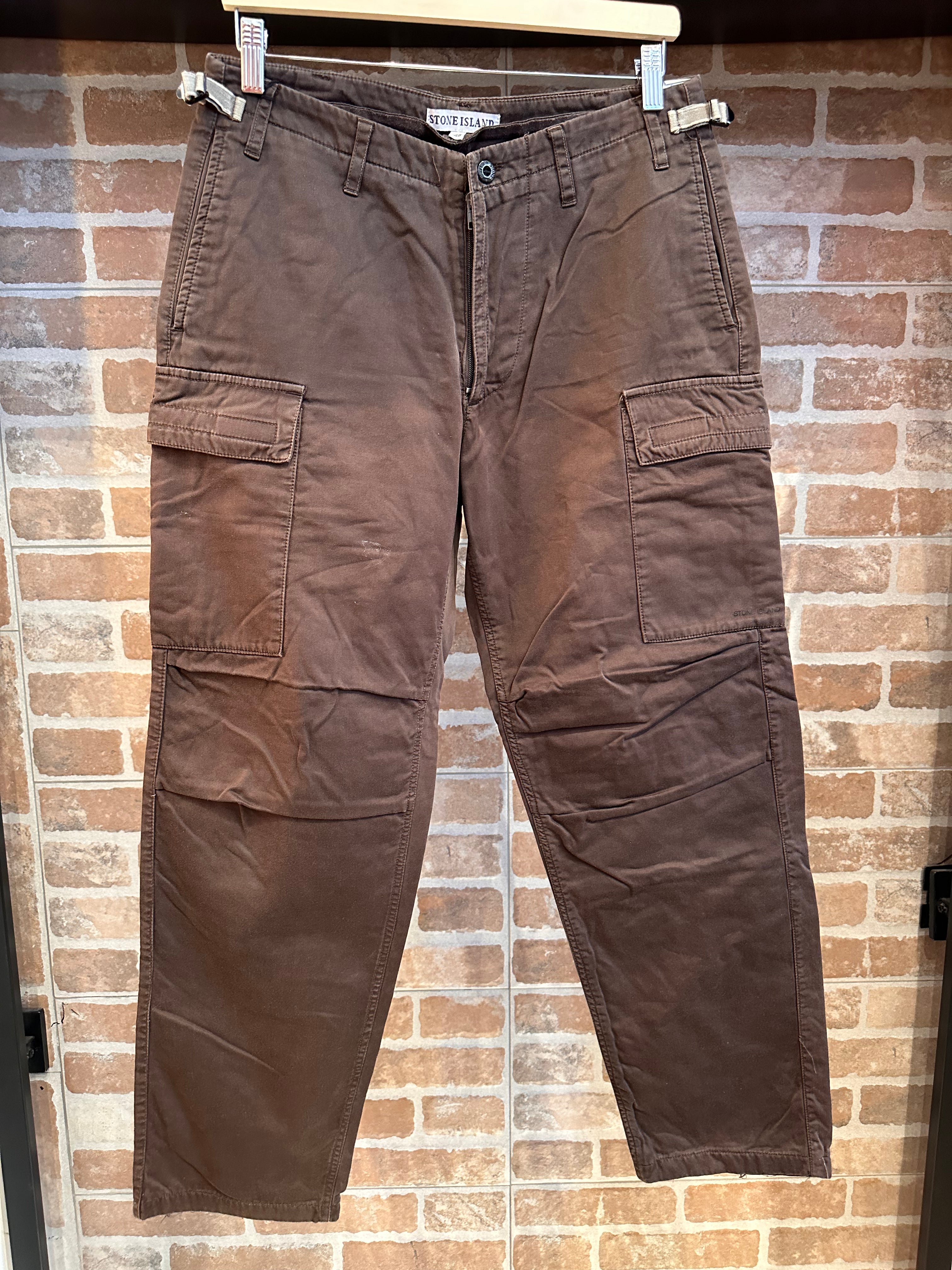 PANTALONI CARGO MARRONI DA UOMO