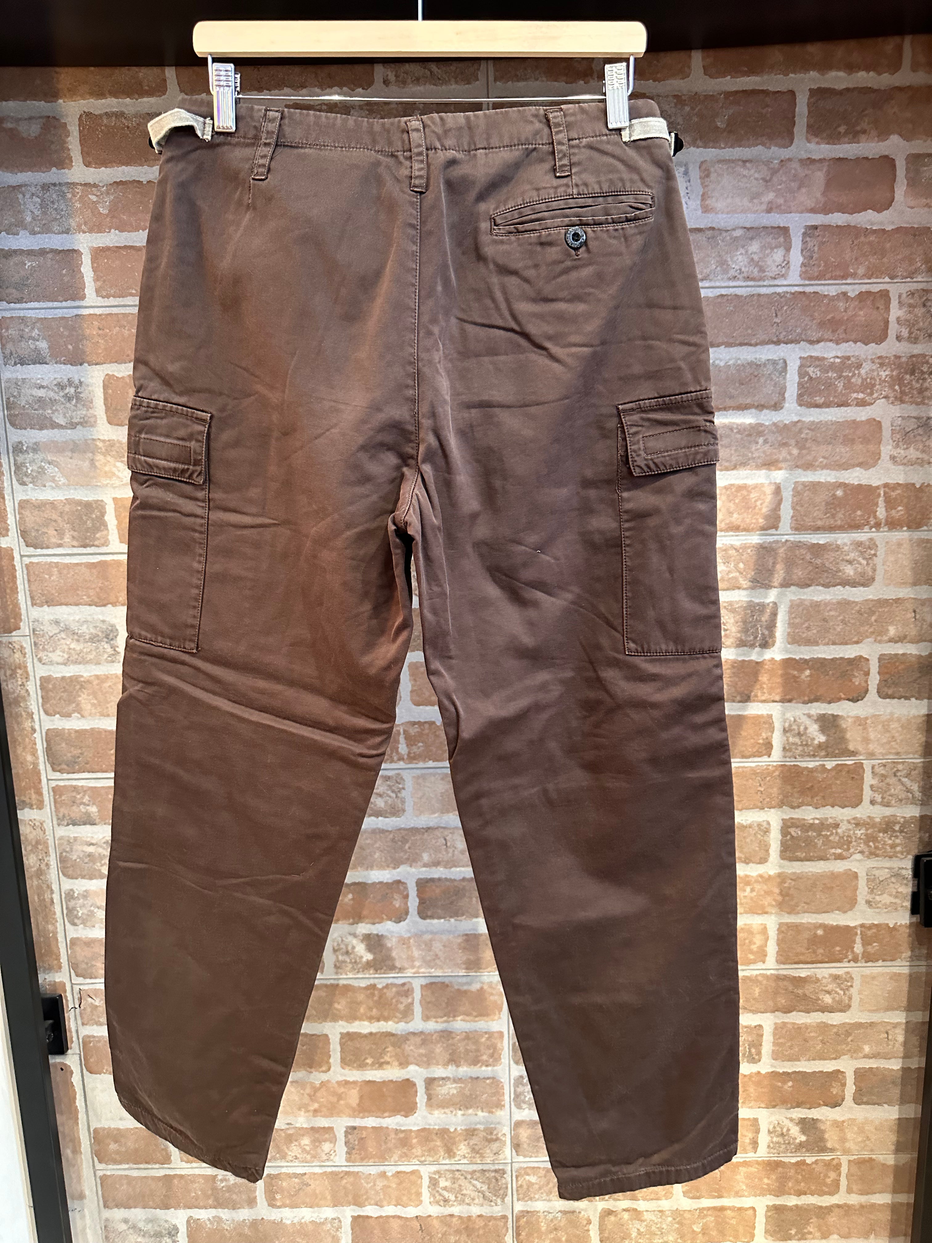 PANTALONI CARGO MARRONI DA UOMO