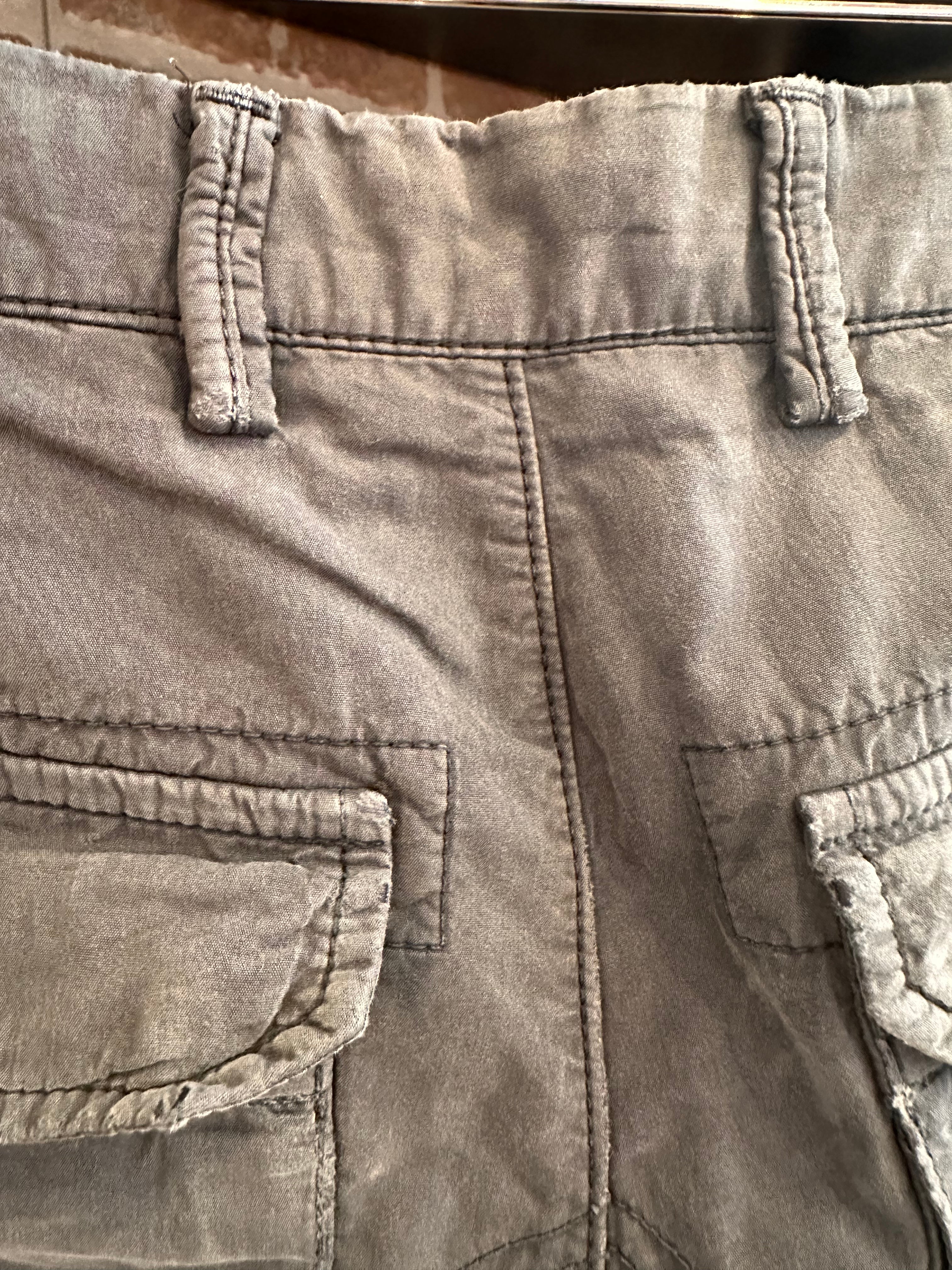 PANTALONE CARGO GRIGIO SCURO DA UOMO