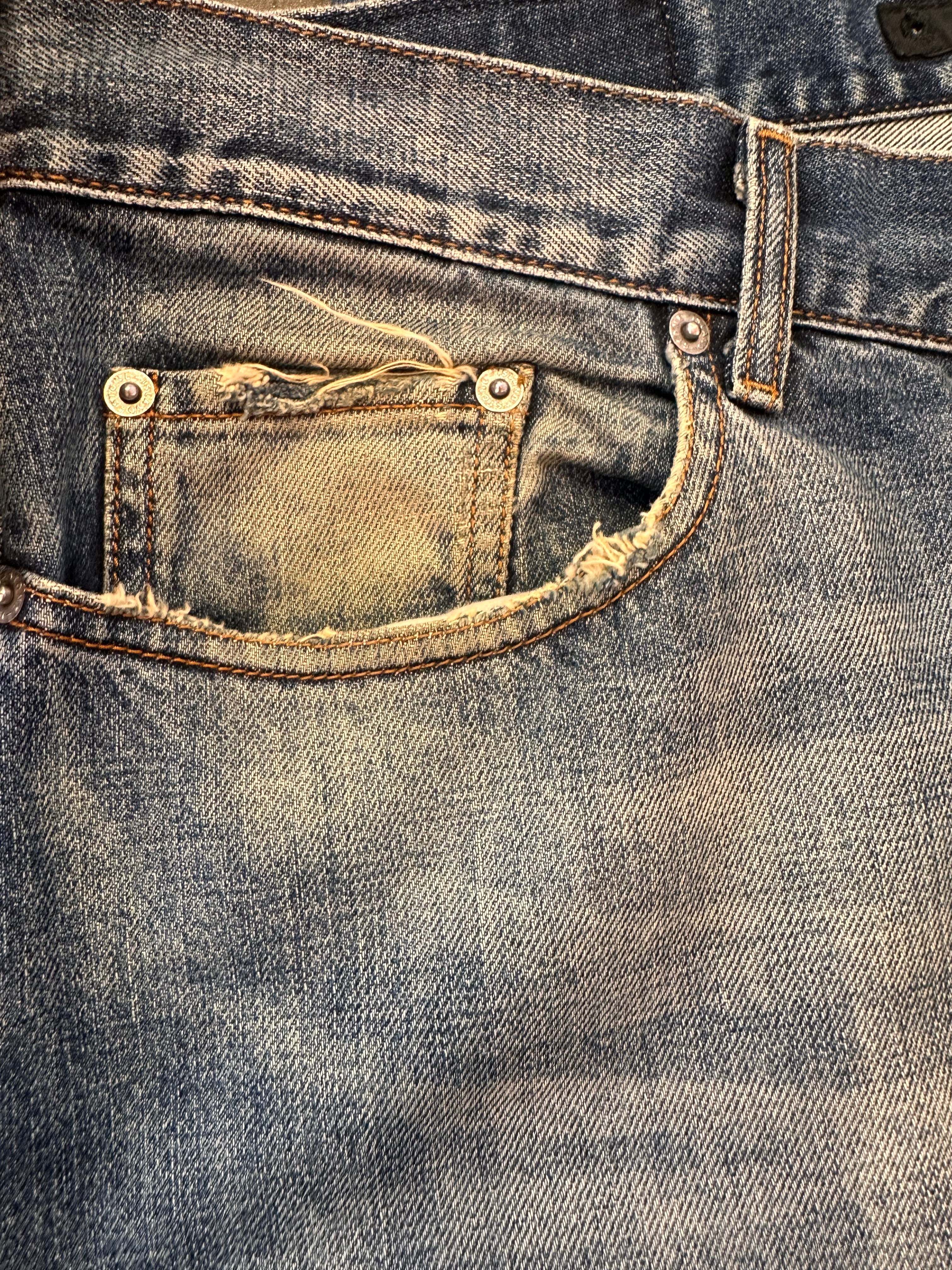 JEANS CON STRAPPI DA UOMO