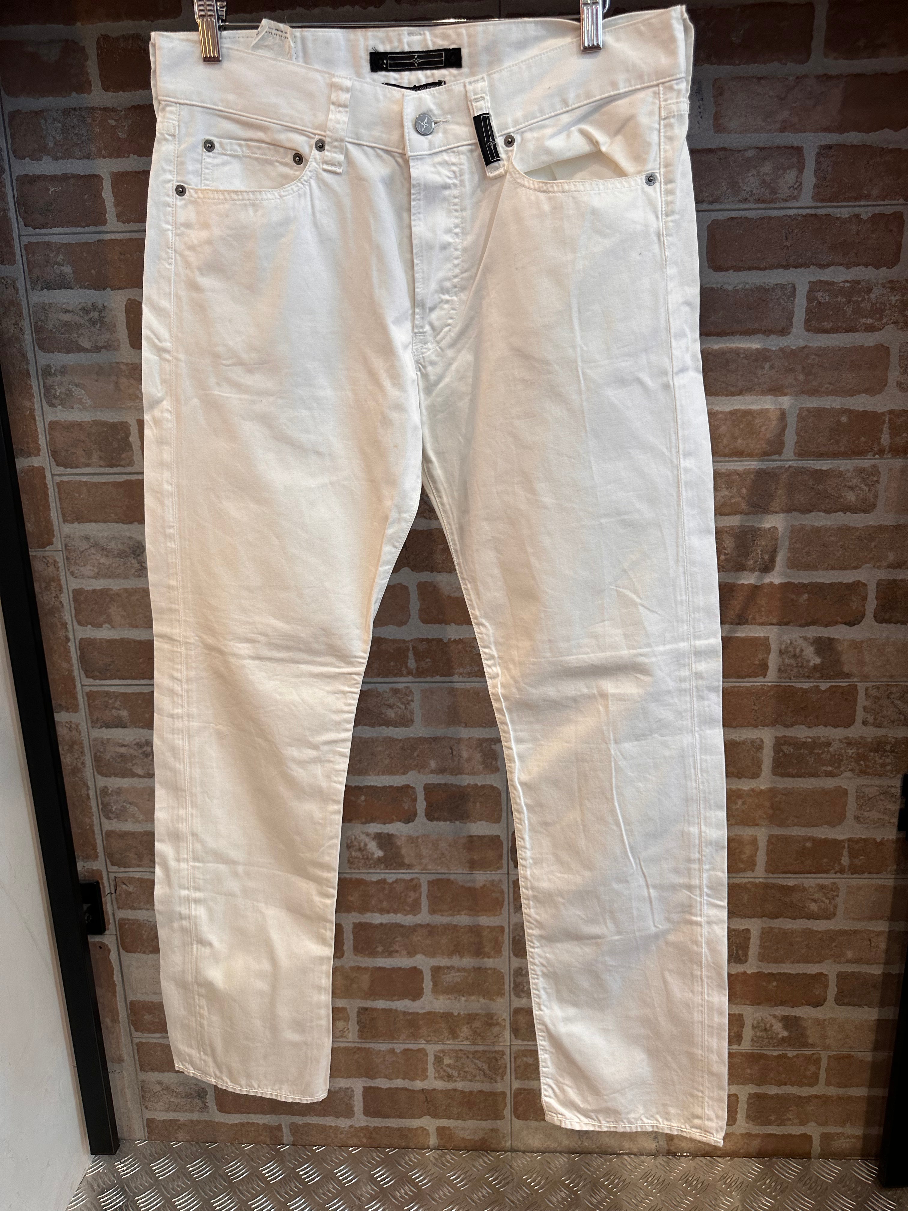 PANTALONE BIANCO DA UOMO