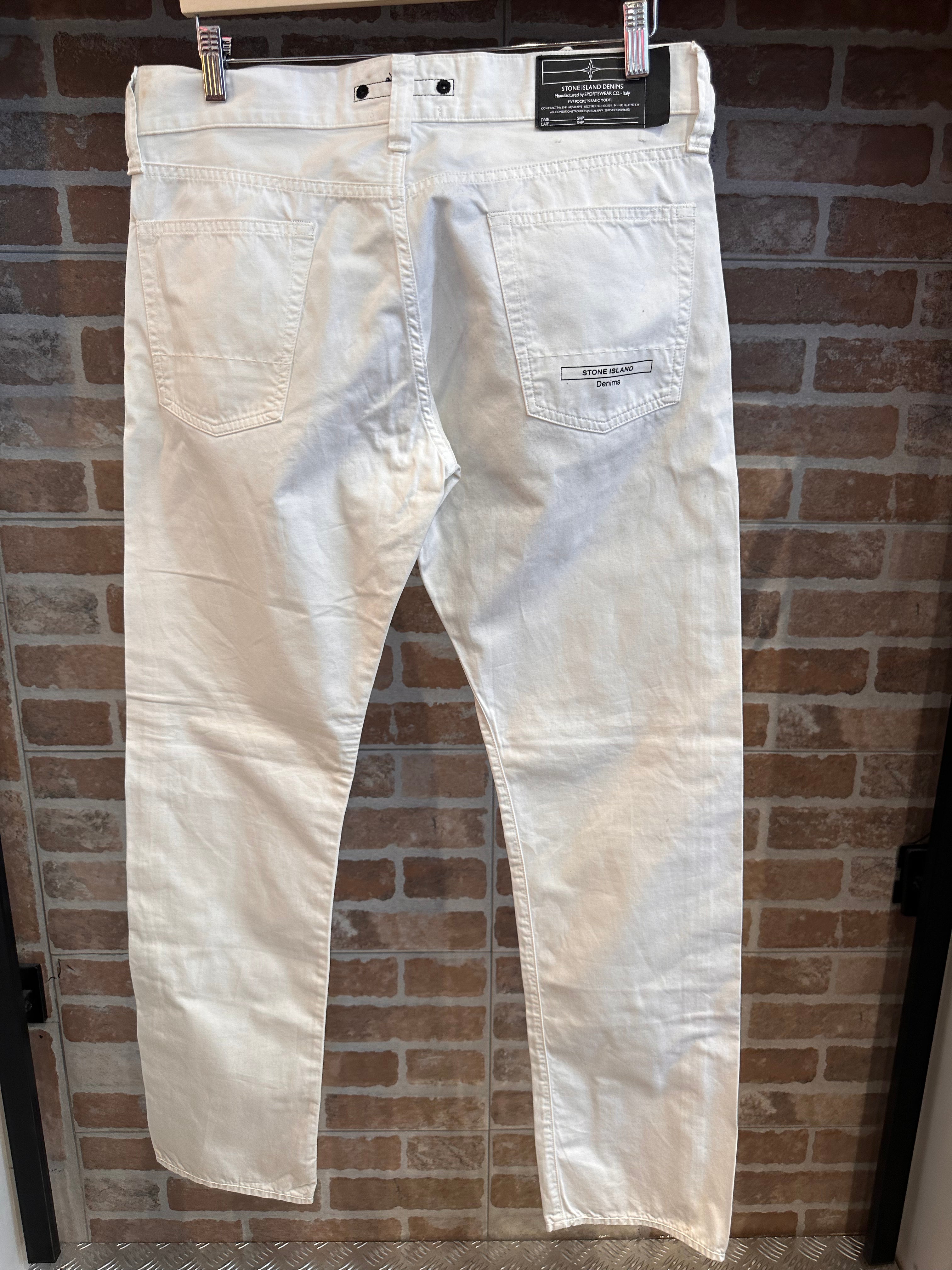 PANTALONE BIANCO DA UOMO