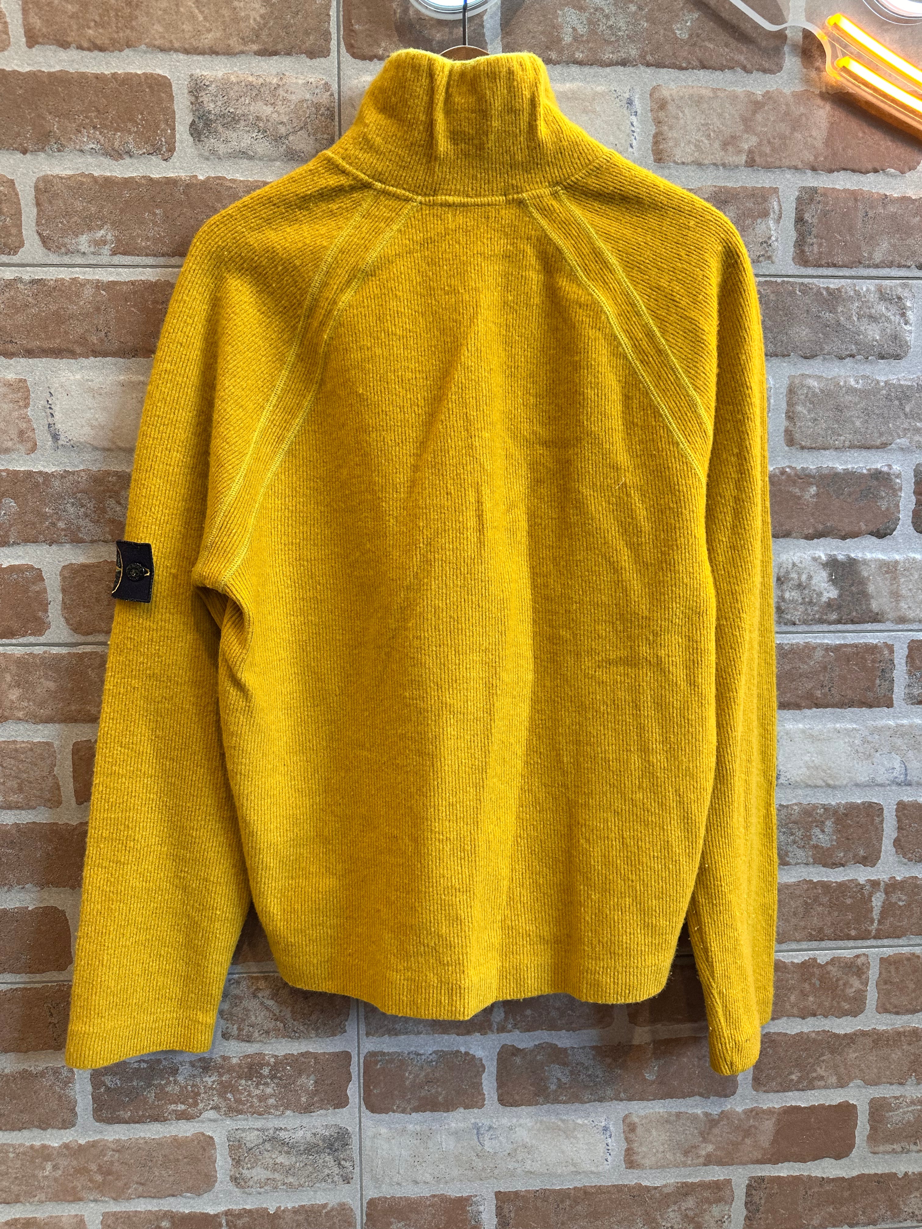 MAGLIONE GIALLO OCRA DA UOMO