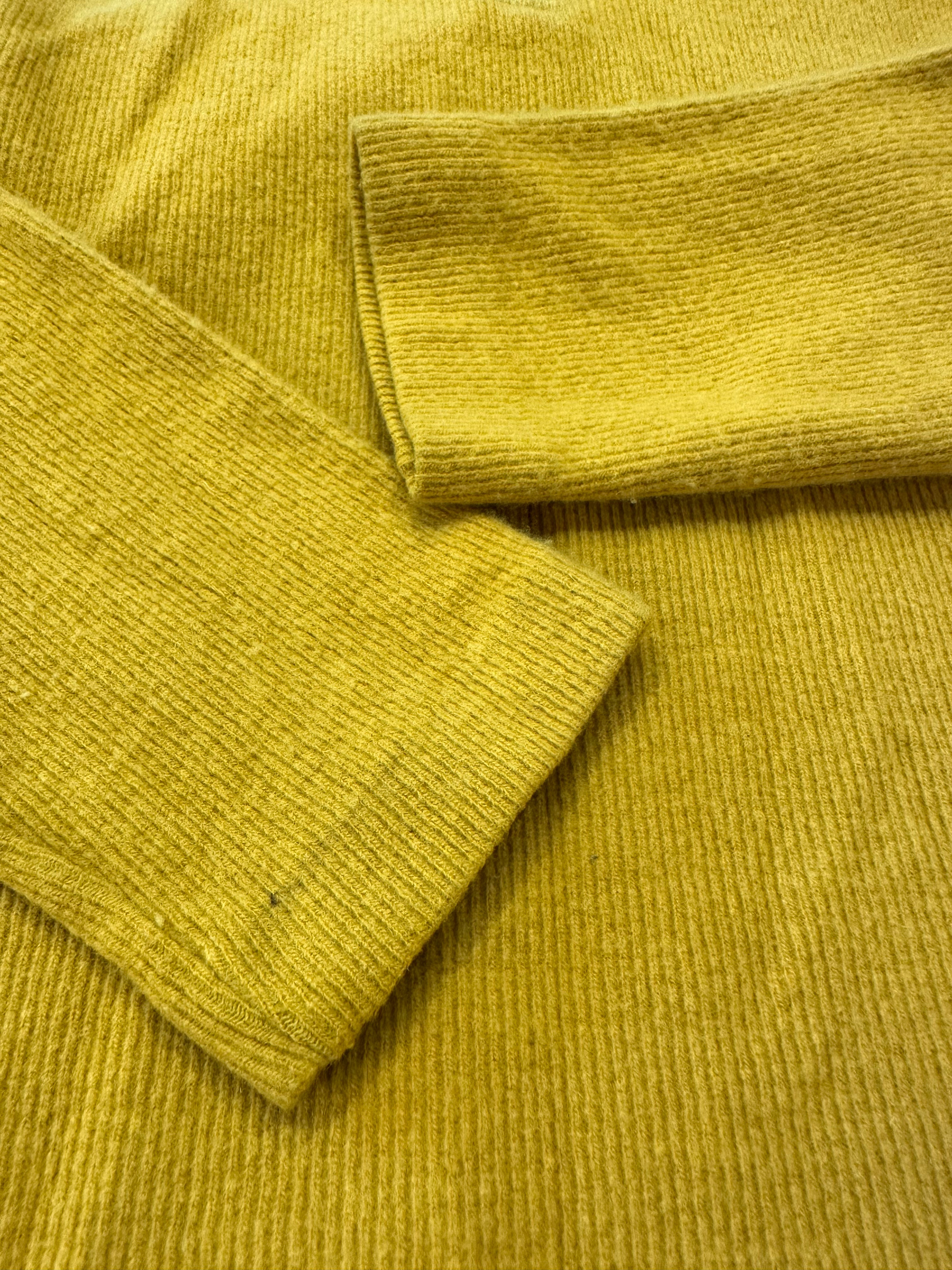 MAGLIONE GIALLO OCRA DA UOMO