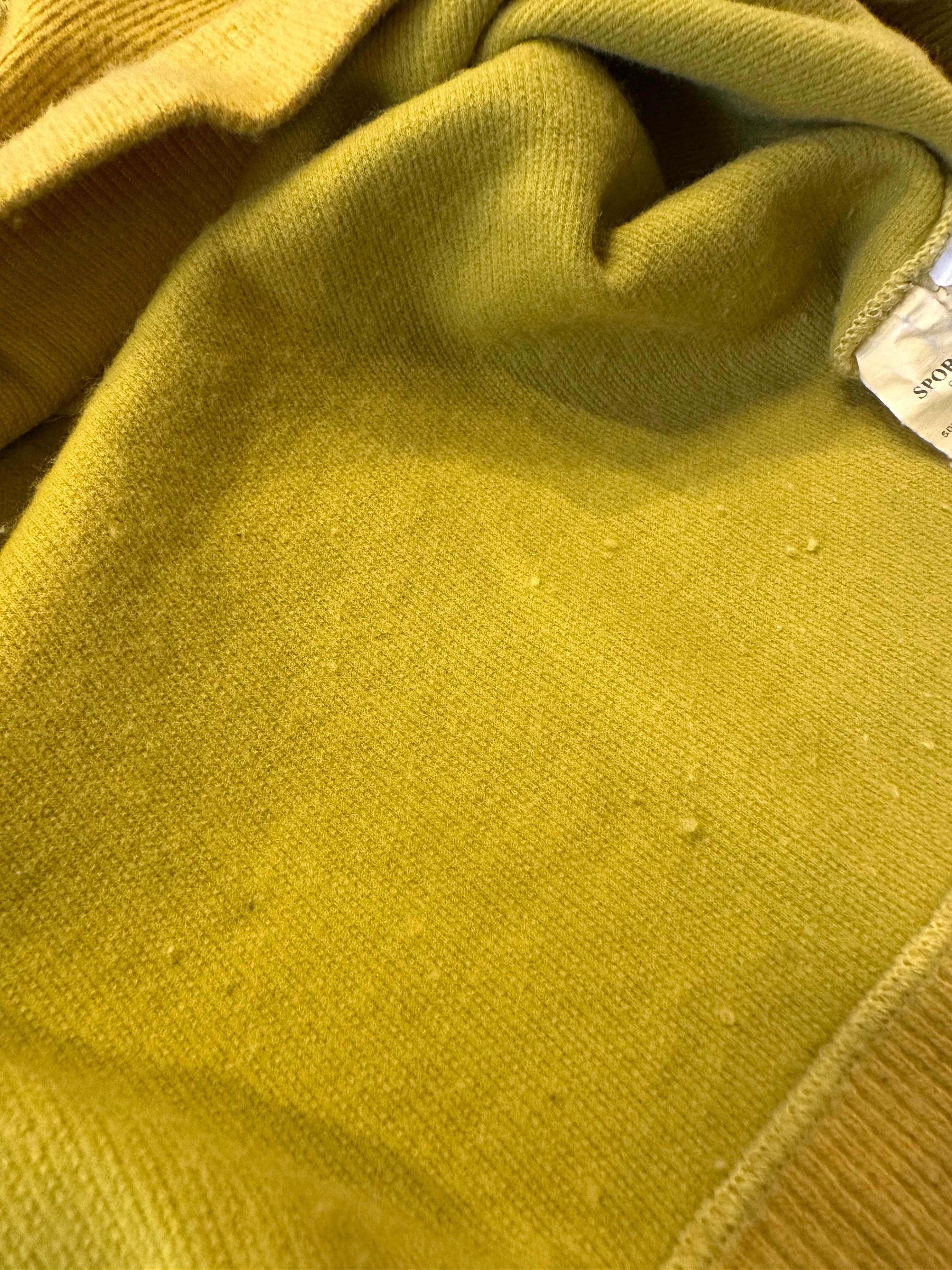 MAGLIONE GIALLO OCRA DA UOMO