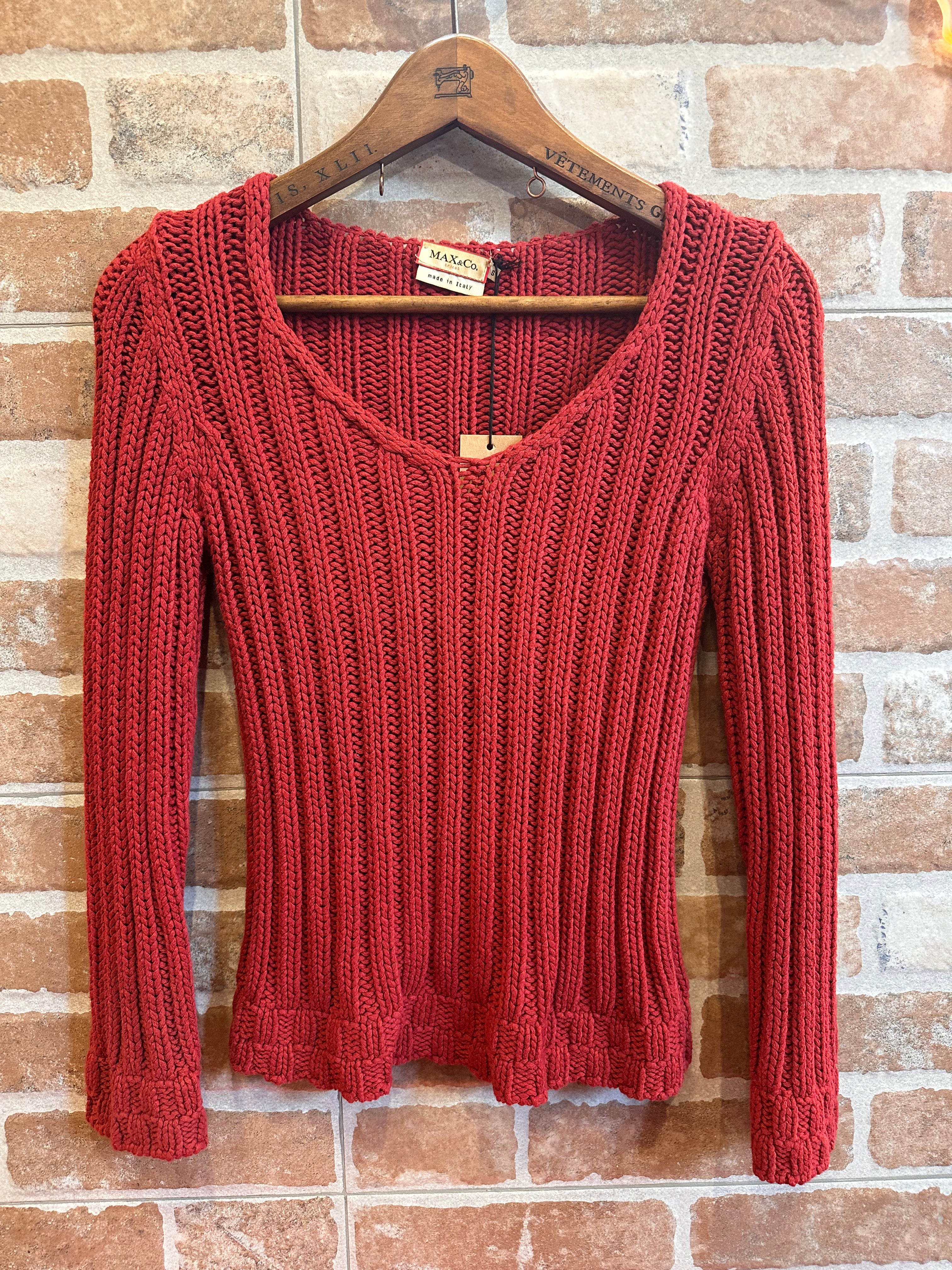 MAGLIONE ROSSO DA DONNA