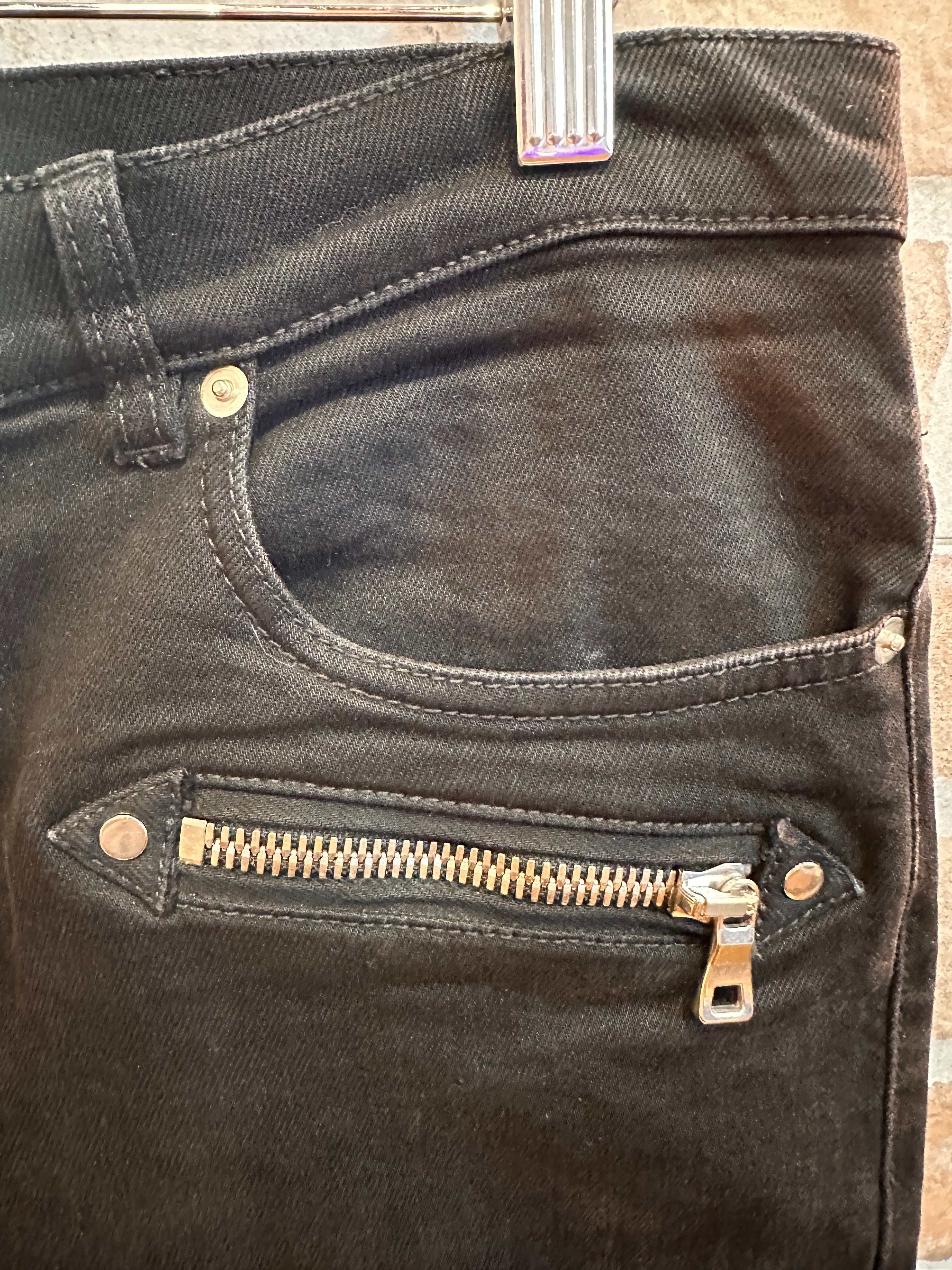 JEANS NERO DA UOMO