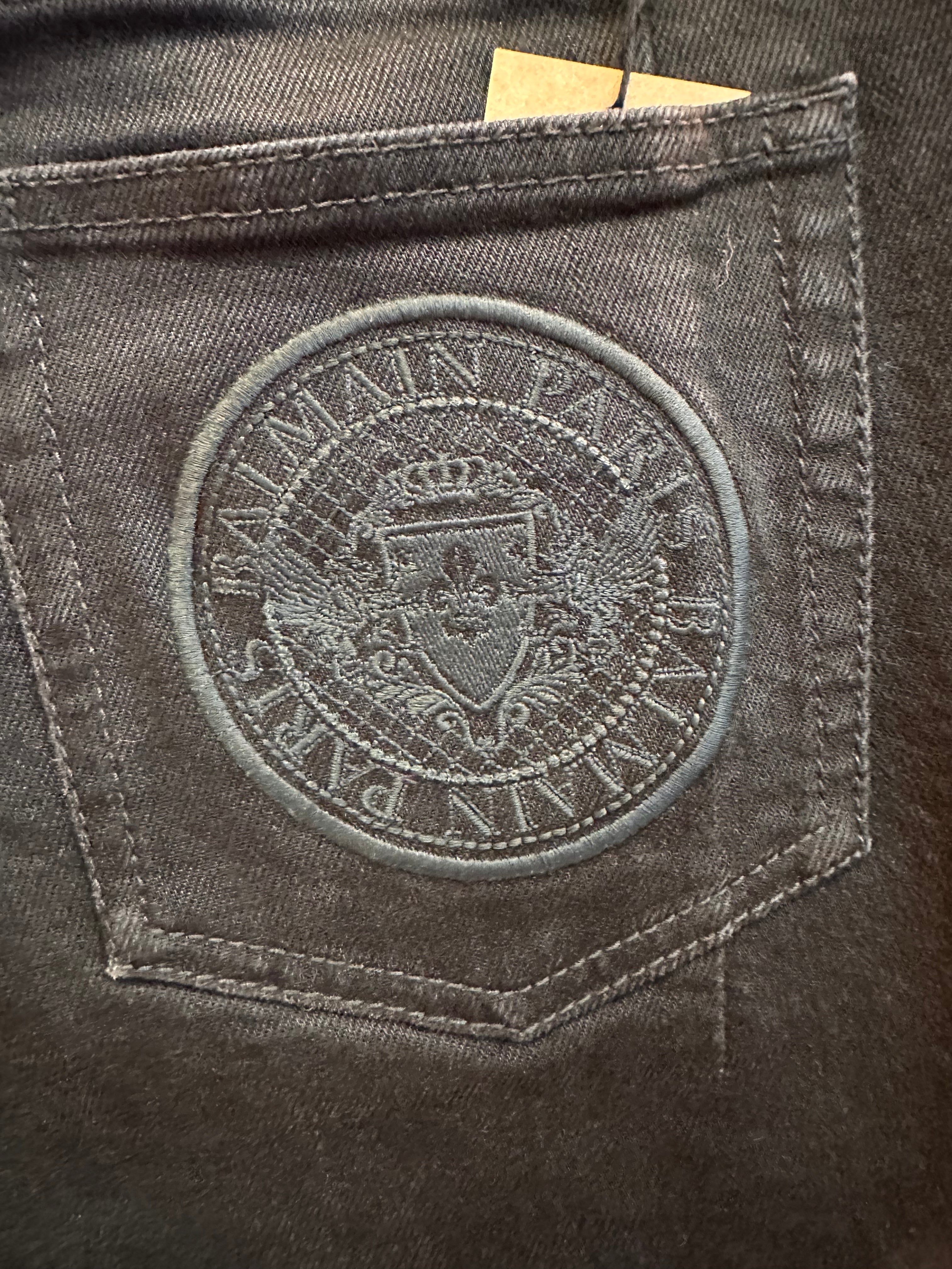 JEANS NERO DA UOMO