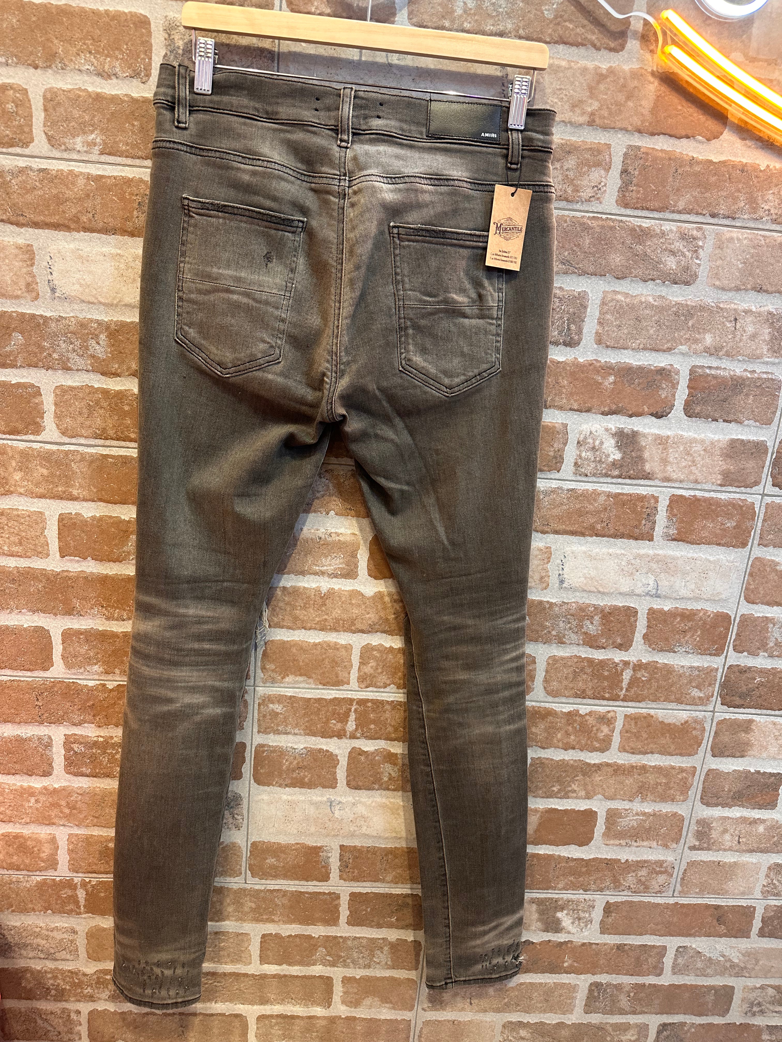 JEANS GRIGIO DA UOMO