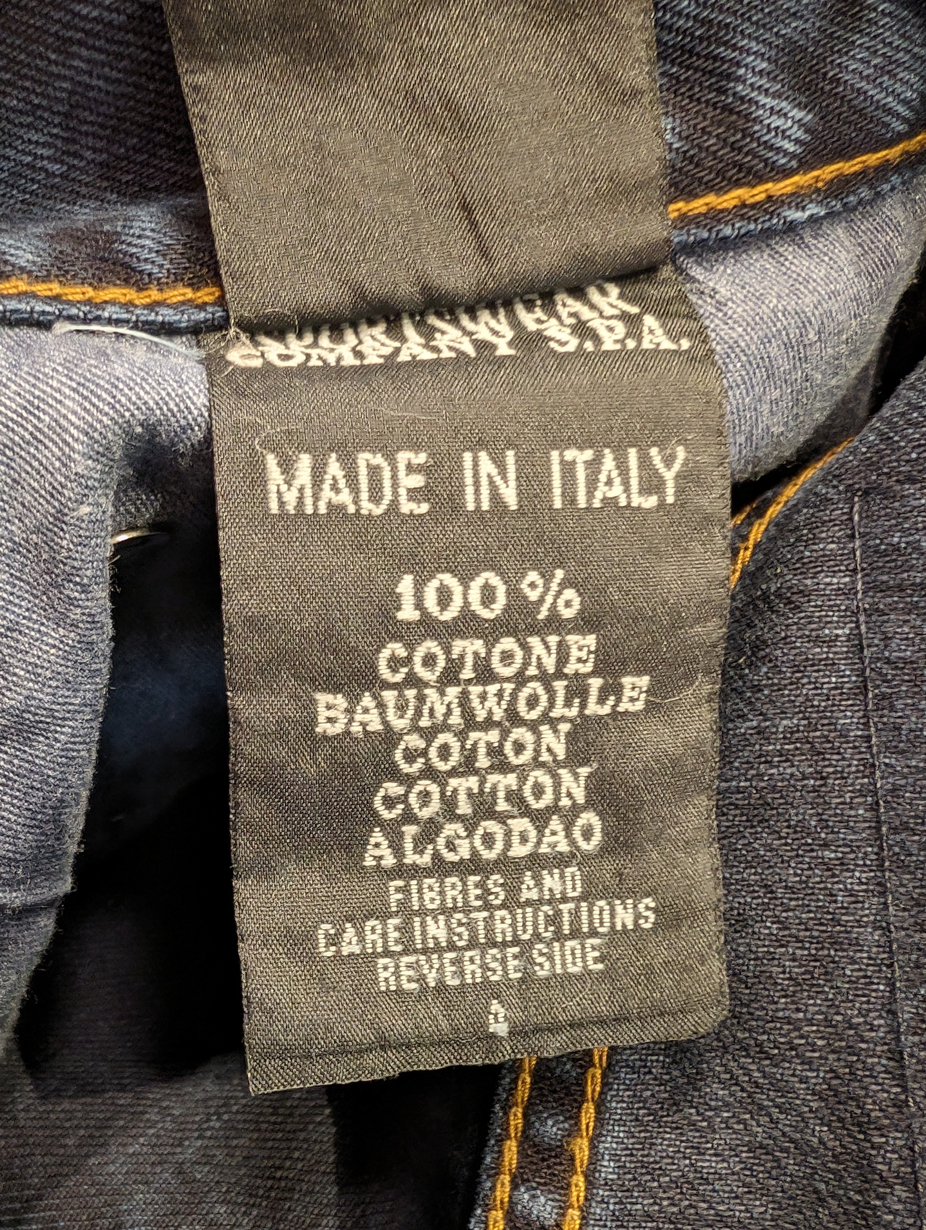 JEANS BLU SCURO DA UOMO