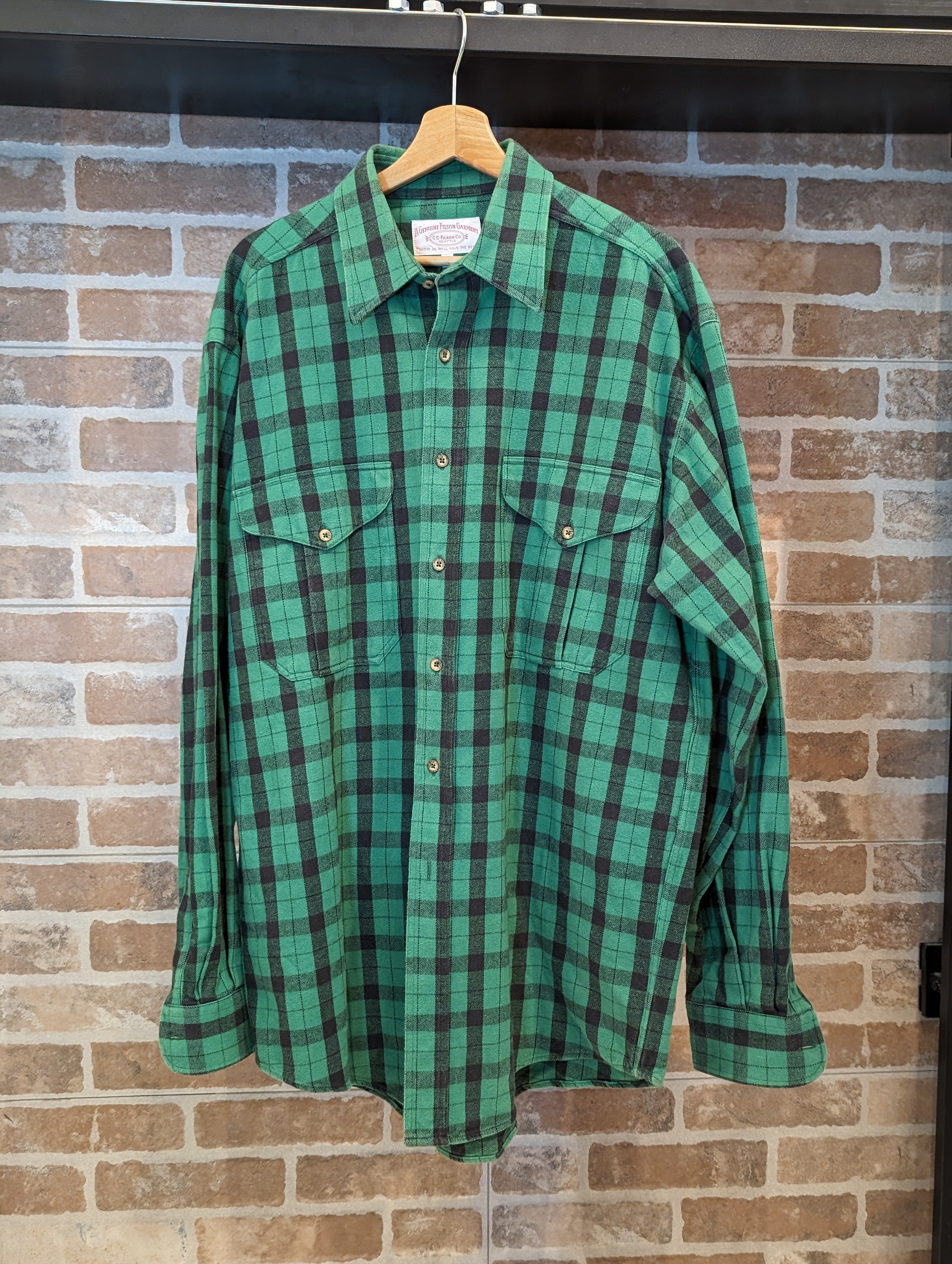 CAMICIA VERDE A QUADRI DA UOMO