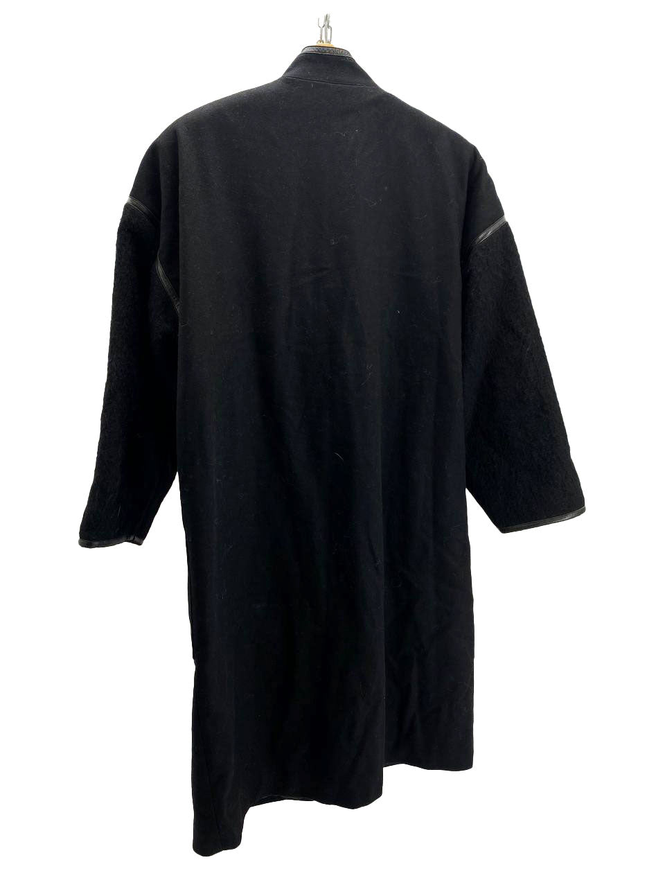 CAPPOTTO NERO MEDIA LUNGHEZZA DA DONNA