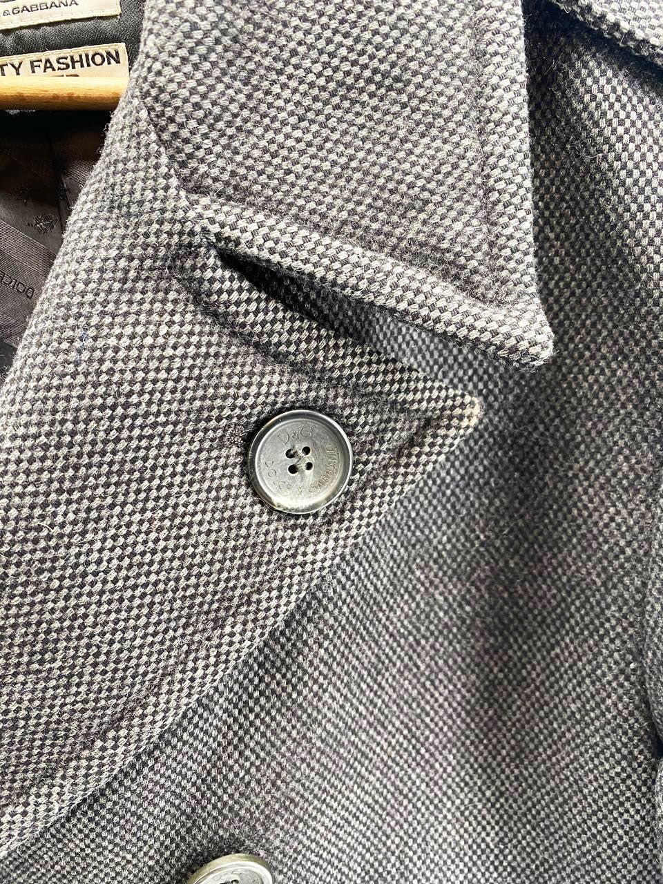 CAPPOTTO DOPPIO PETTO GRIGIO DA UOMO