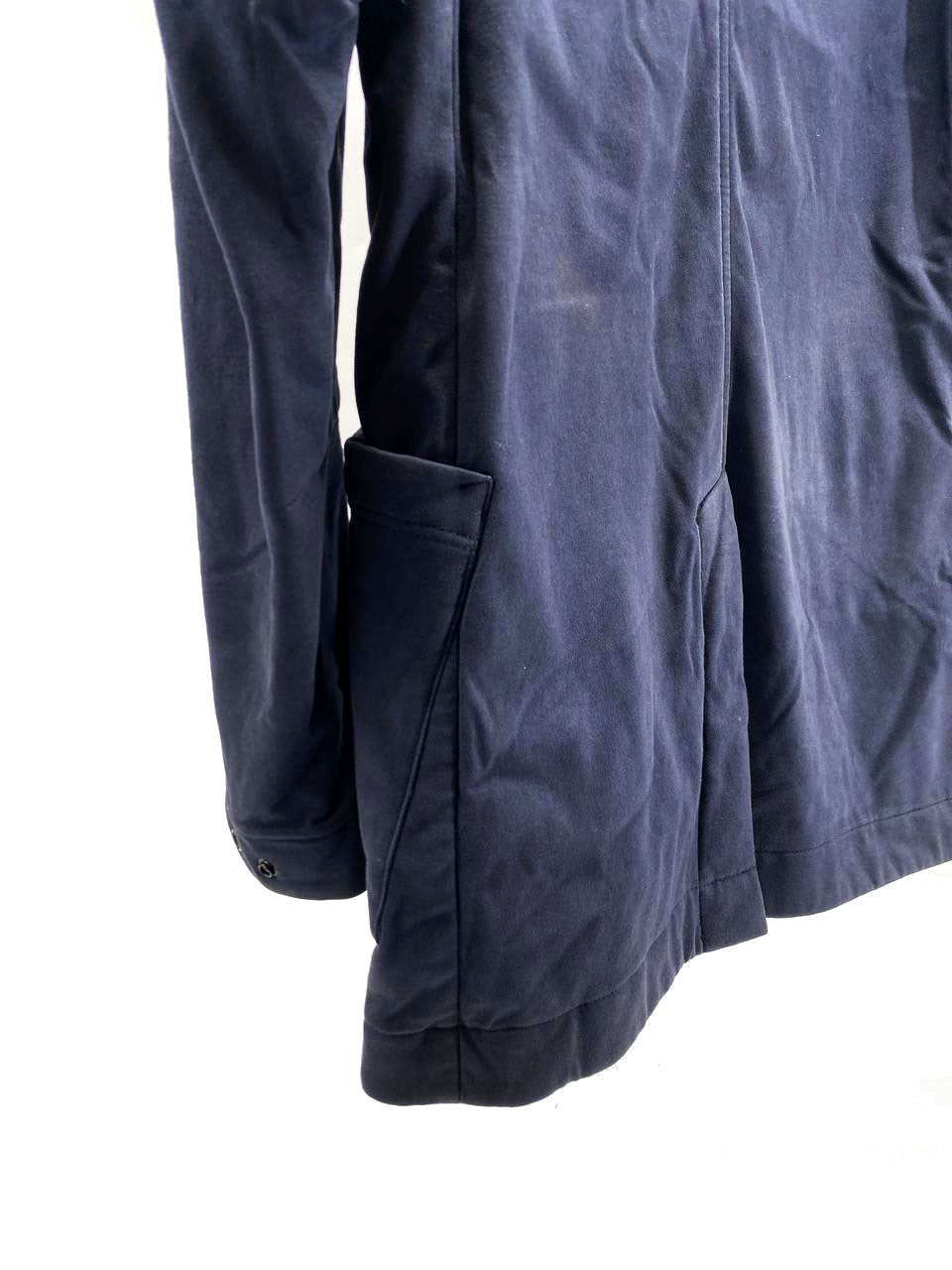 GIACCA BLU CON CHIUSURA ZIP A SCOMPARSA DA UOMO