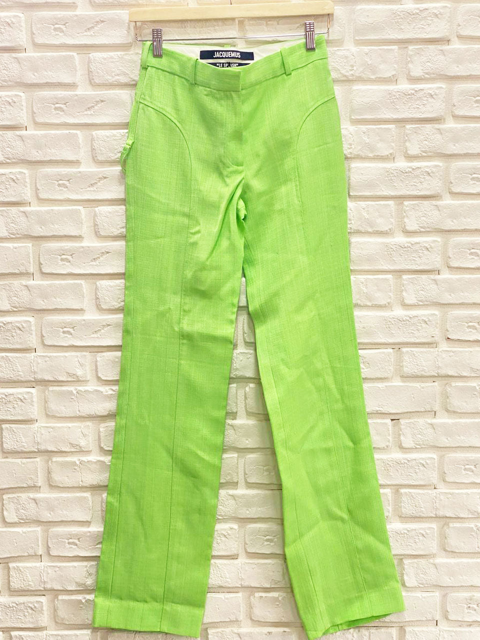 PANTALONE MELOIA VERDE EVIDENZIATORE DA DONNA