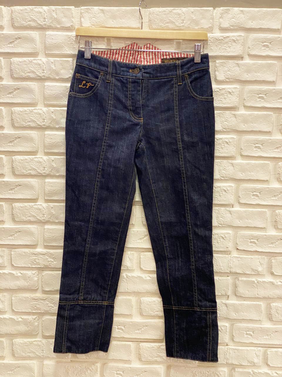 JEANS CAPRI IN DENIM SCURO DA DONNA