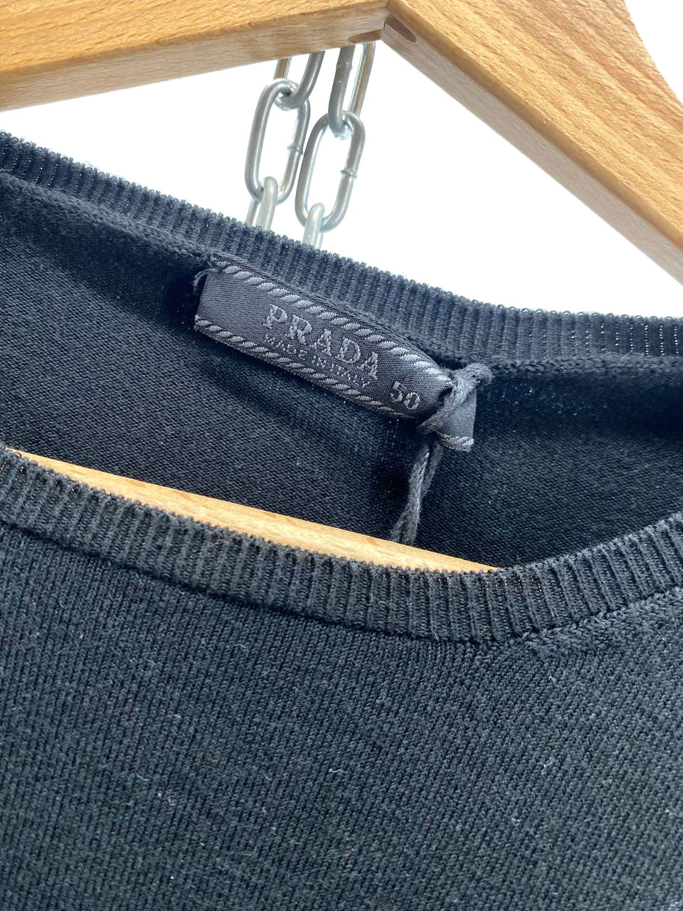 MAGLIA A GIROCOLLO NERO DA UOMO