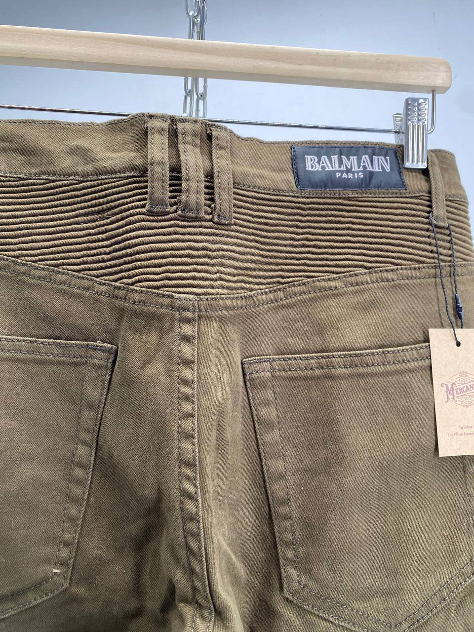 PANTALONI VERDI MILITARI PLURITASCHE DA UOMO