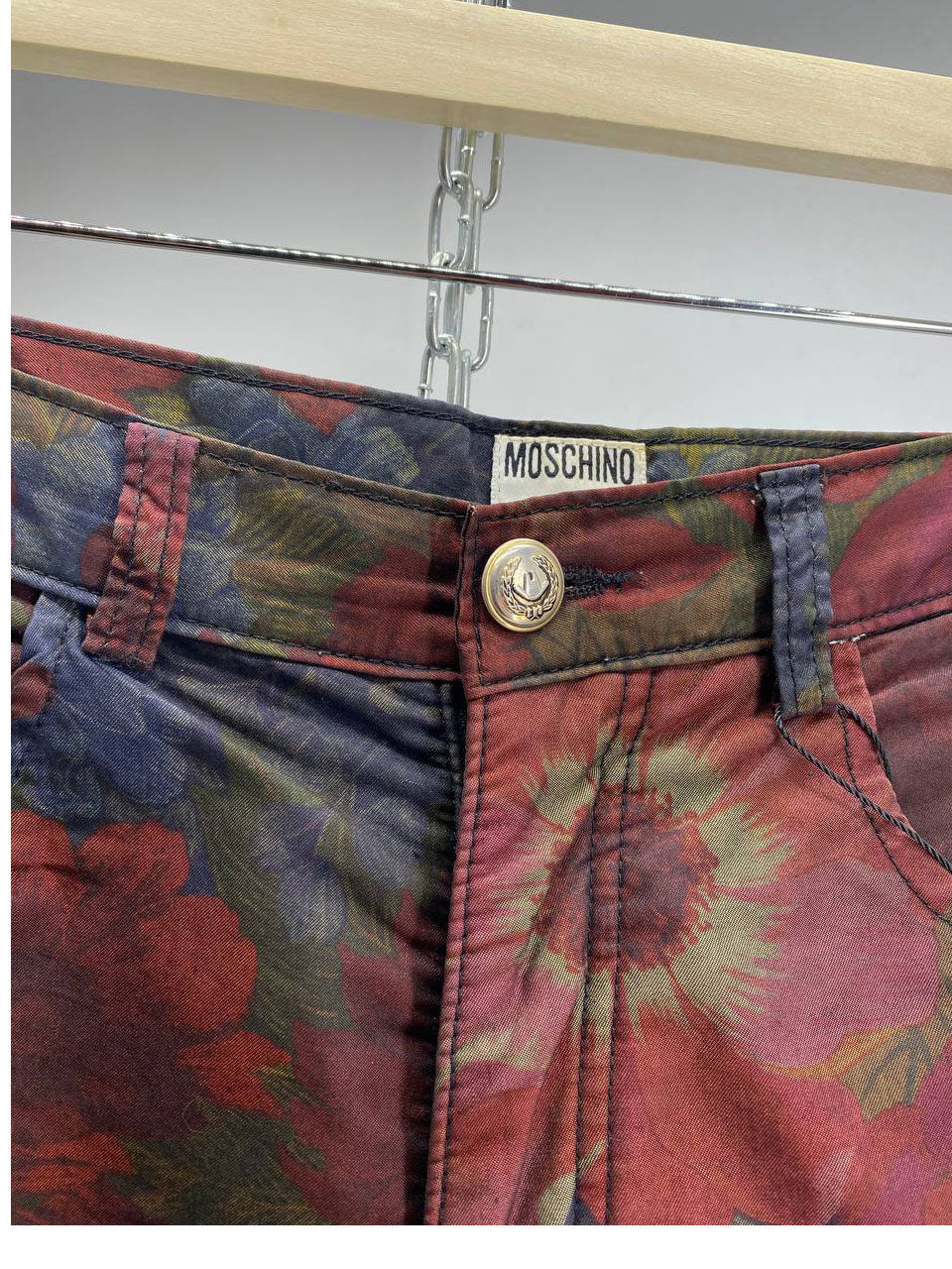 PANTALONI A FIORI IMBOTTITI DA DONNA